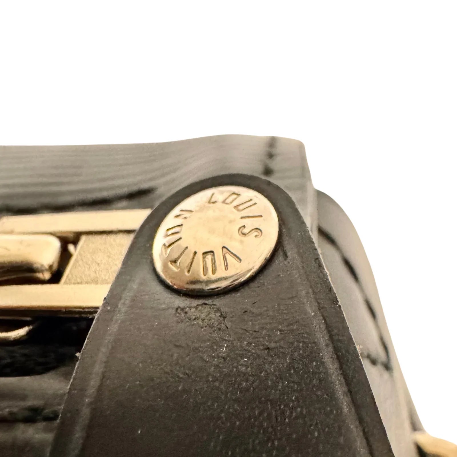Louis Vuitton Epi Speedy 30 Black Bag