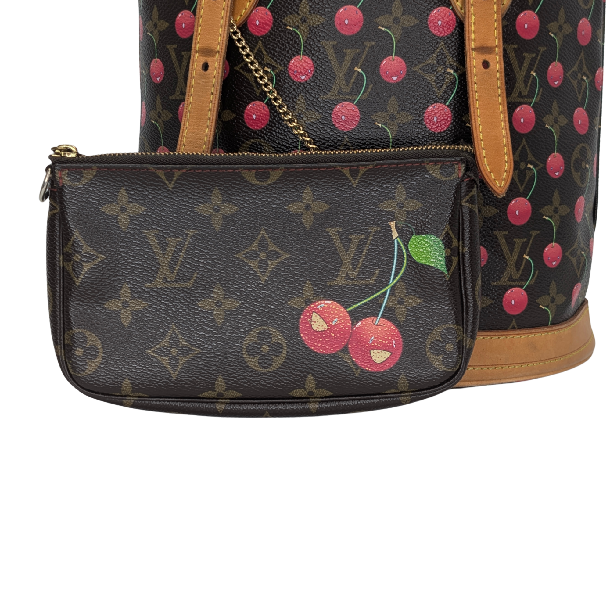 Louis Vuitton Cerises Bucket Murakami Cherry Handbag