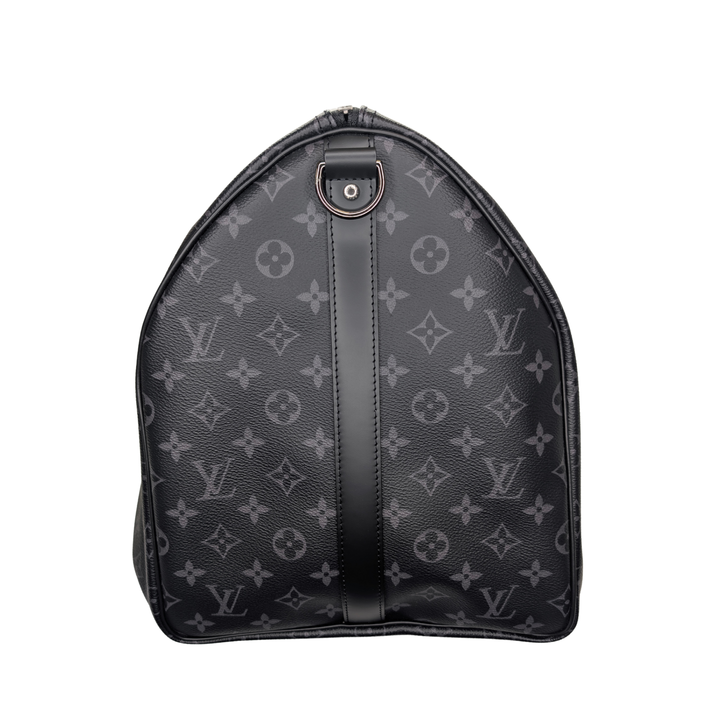 Louis Vuitton Keepall Bandoulière 55 Monogram Eclipse Charcoal Black