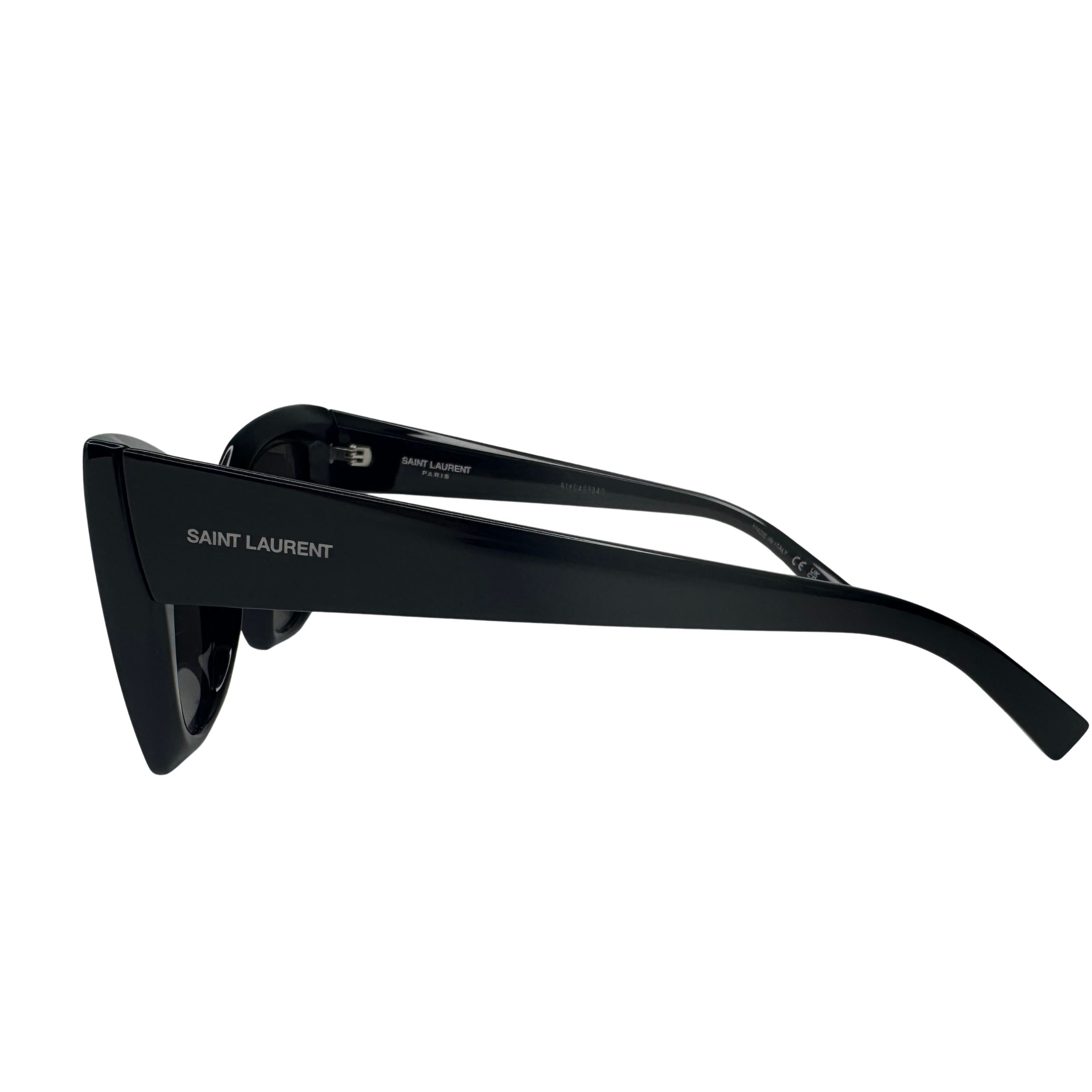 Yves Saint Laurent SL 552 001 Black Cat-Eye Sunglasses