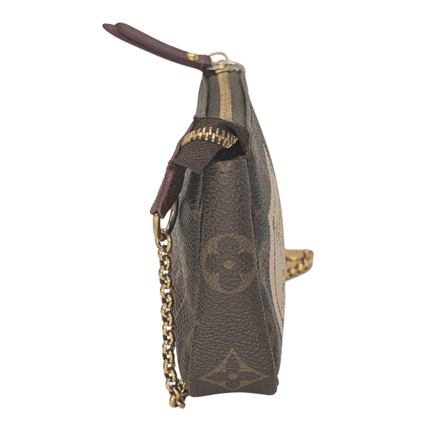 Louis Vuitton Travel Stamp Mini Pochette Bag