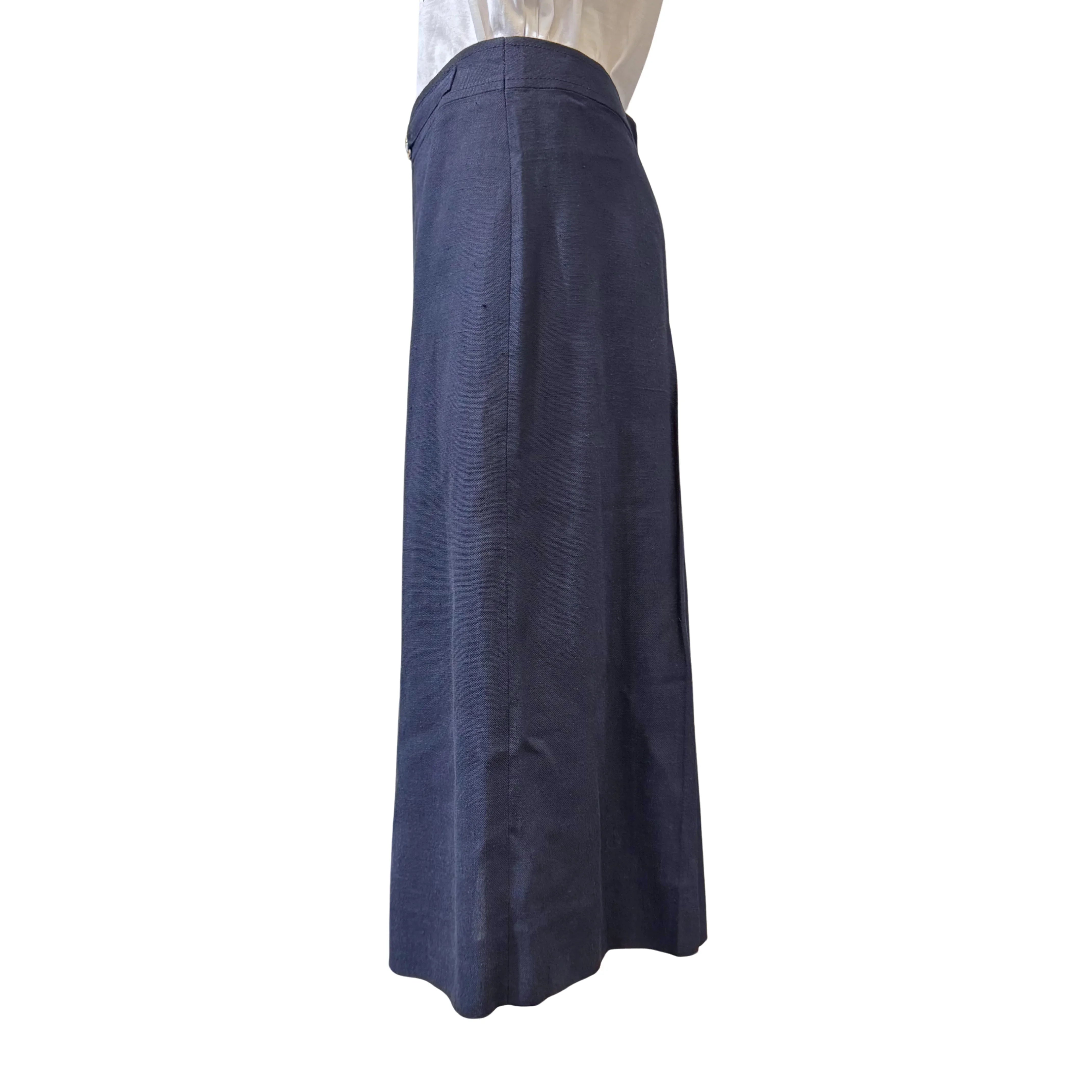 Celine Mid-length Skirt Navy Size 36