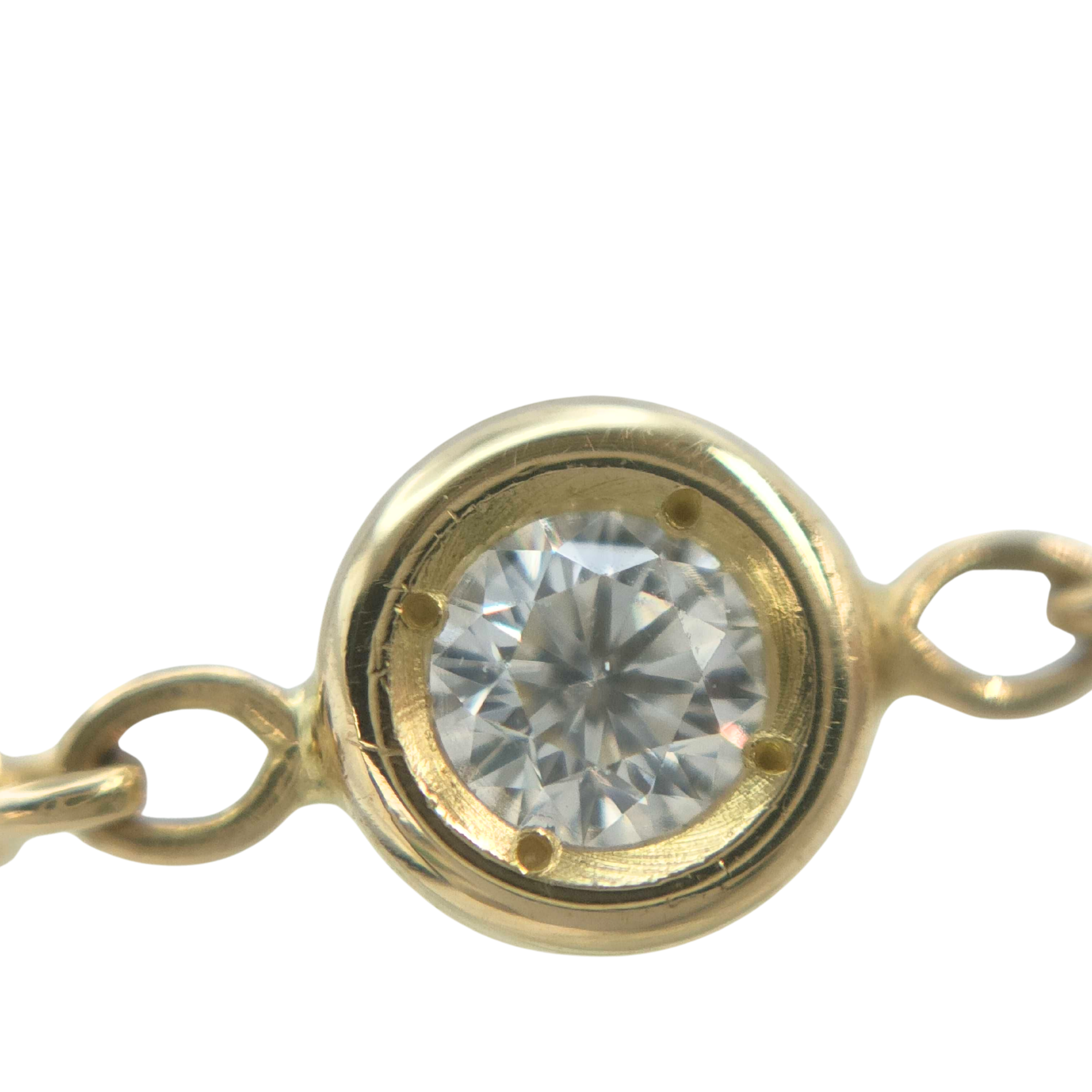 Christian Dior 18k Gold Ring With 0.05Ct Diamond