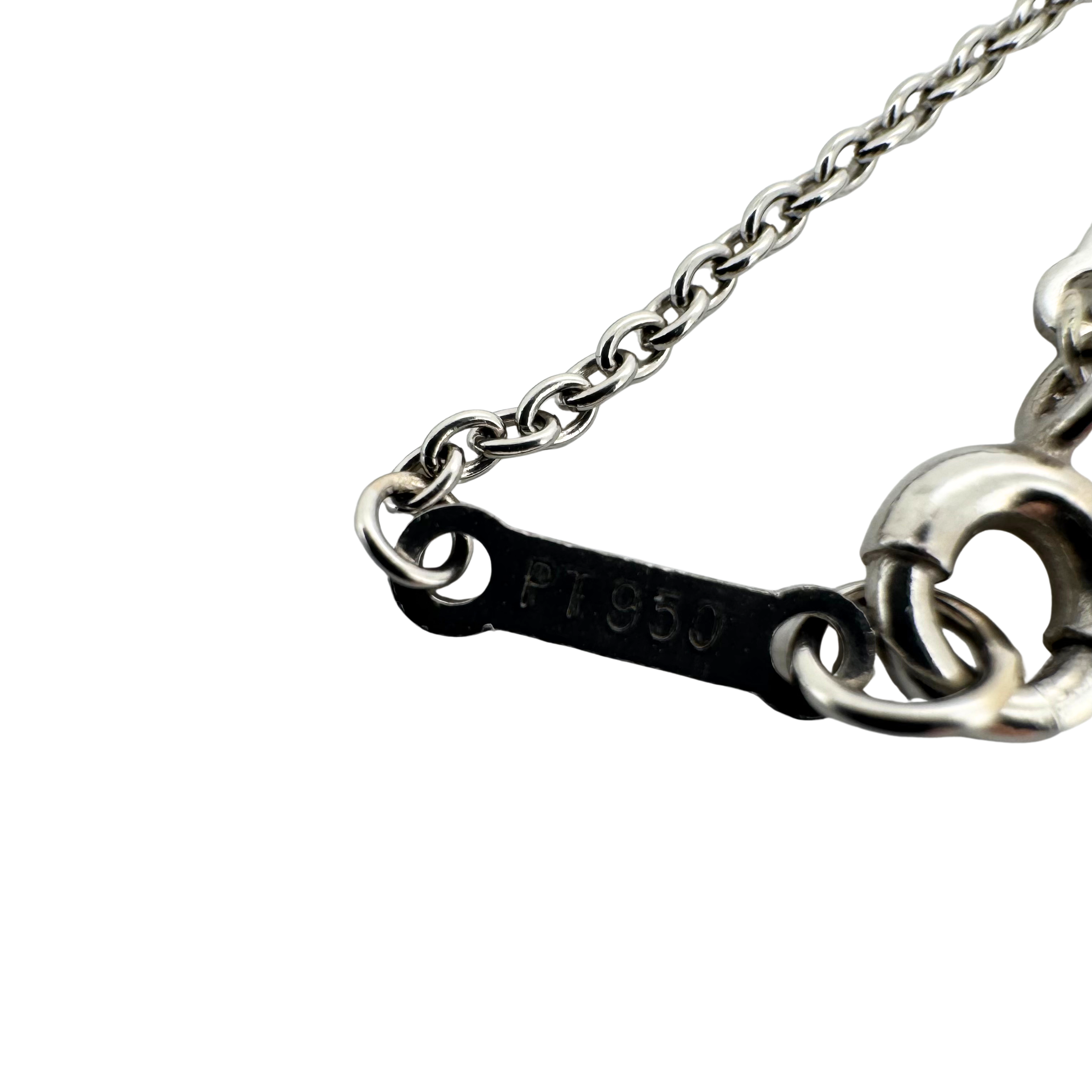 Tiffany & Co Elsa Peretti By The Yard Platinum 0.17 Ct Diamond Necklace - Lost Designer