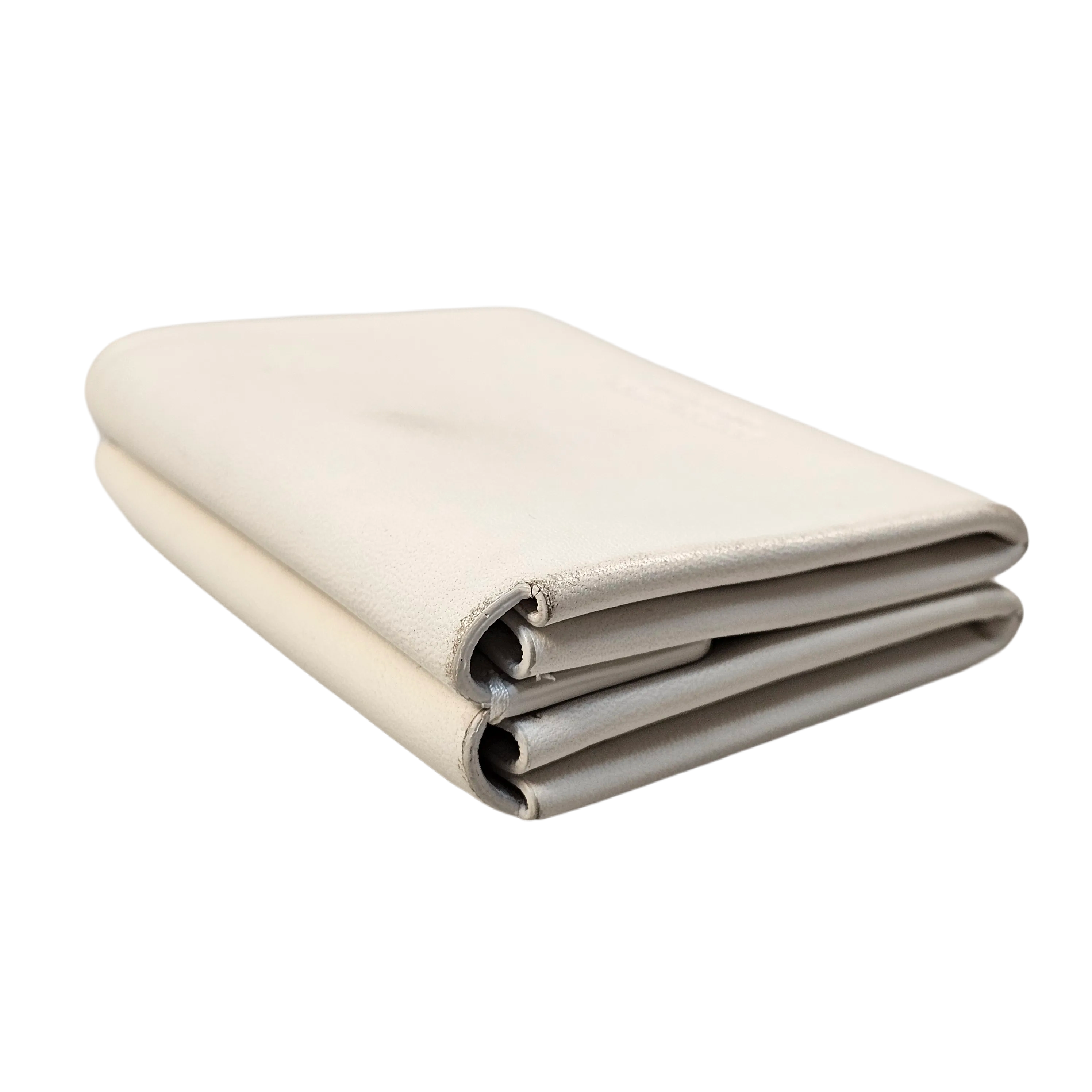 Bottega Veneta White Leather Wallet