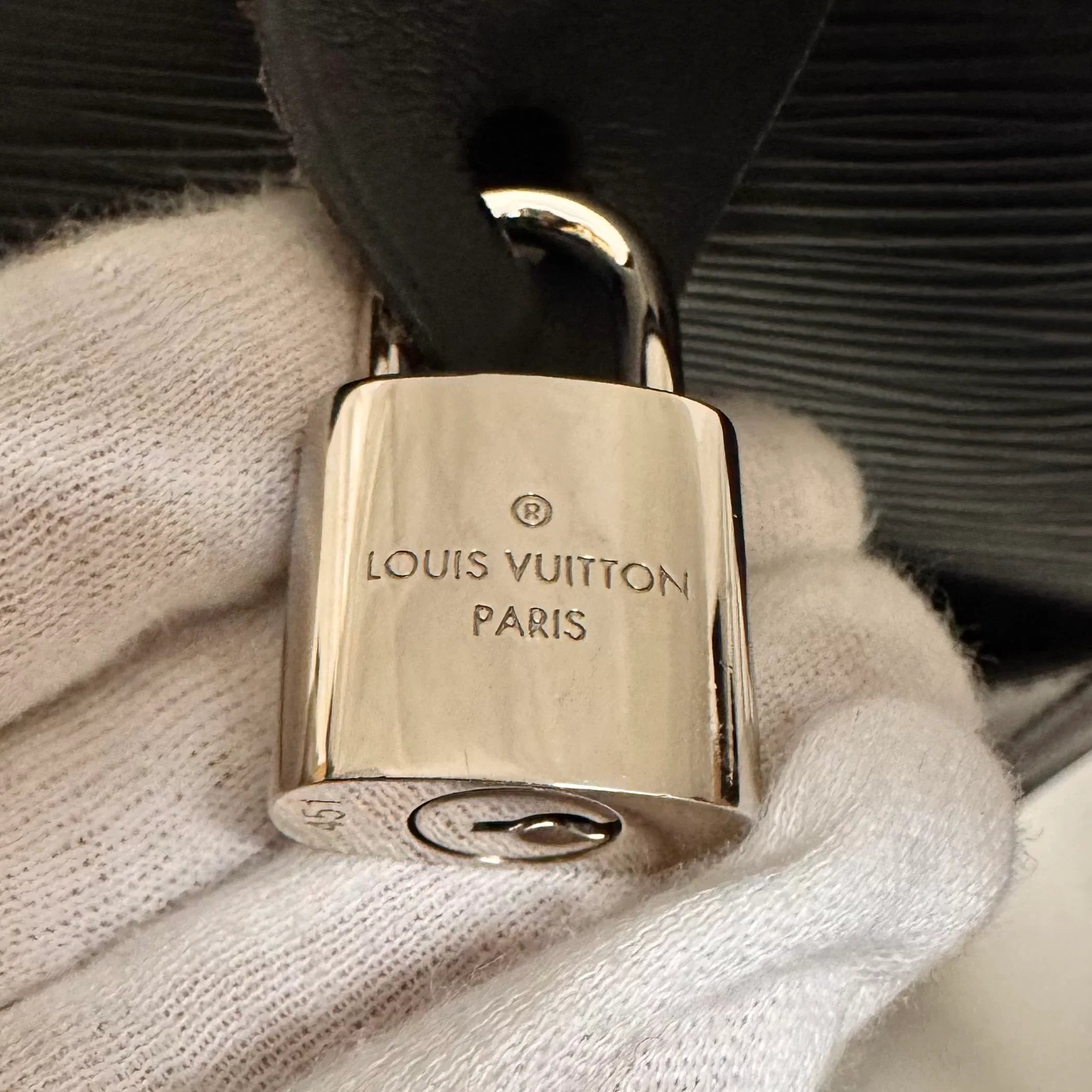 Louis Vuitton Epi Speedy 30 Black Bag
