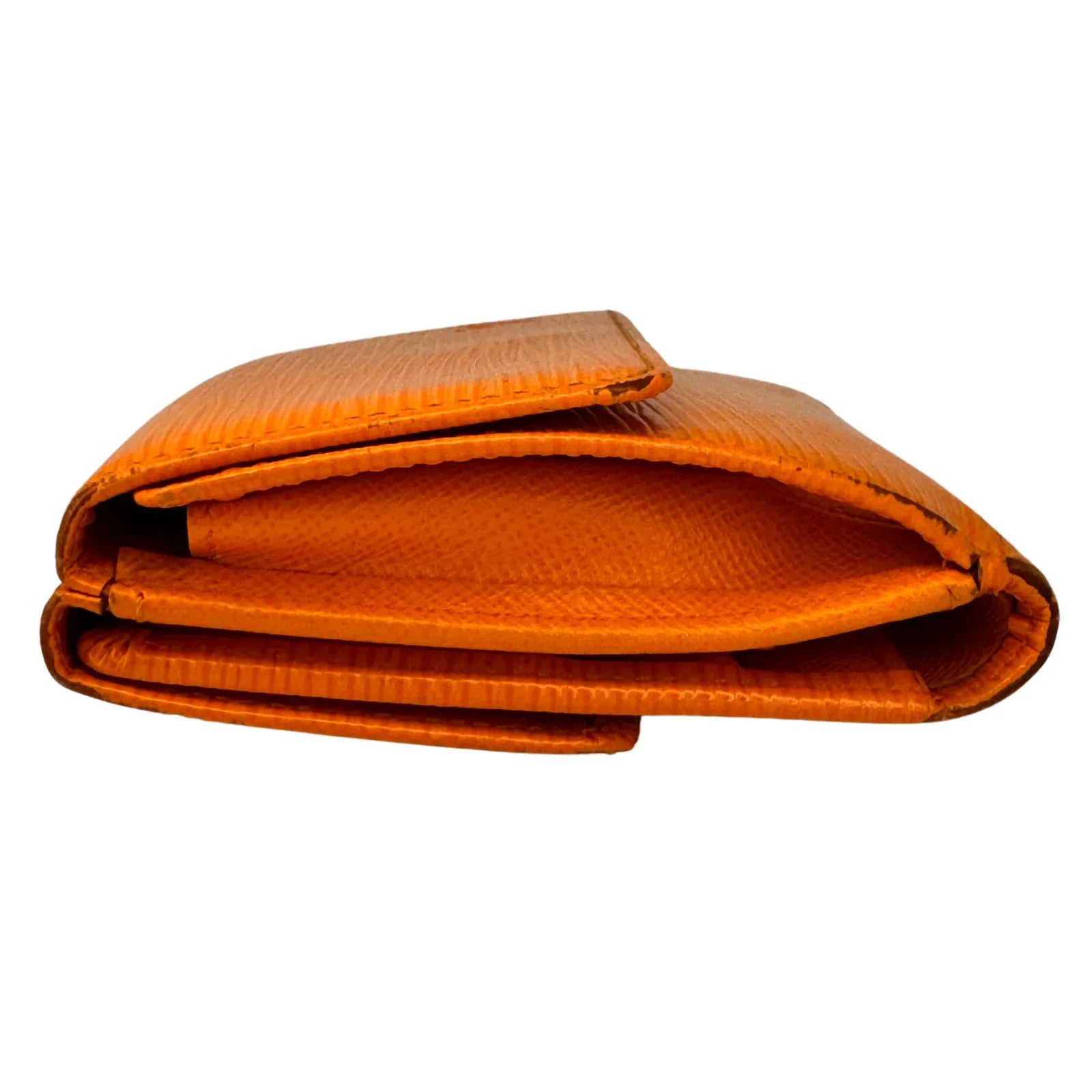 Louis Vuitton Epi Leather Wallet Orange