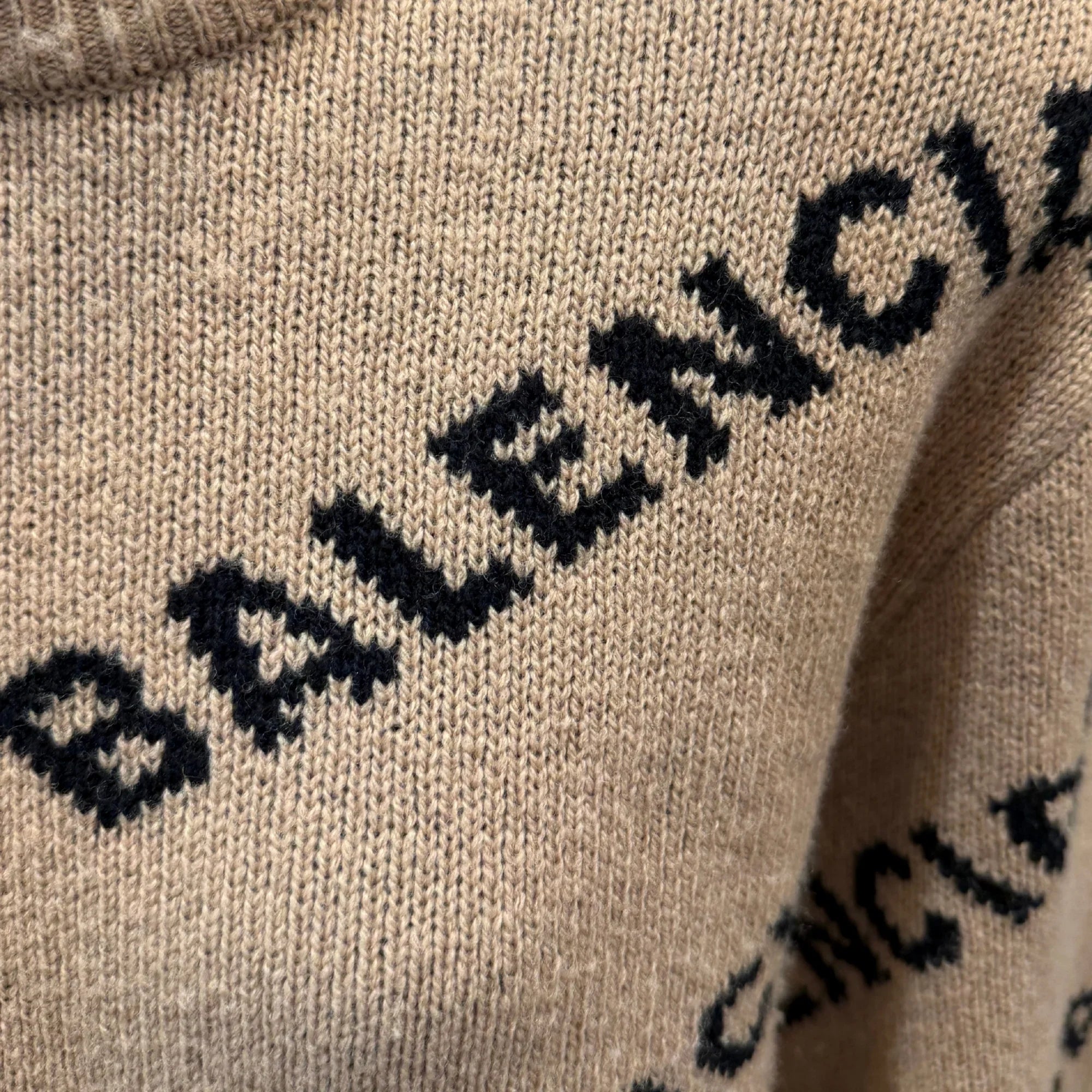 Balenciaga All Over Monogram Sweater