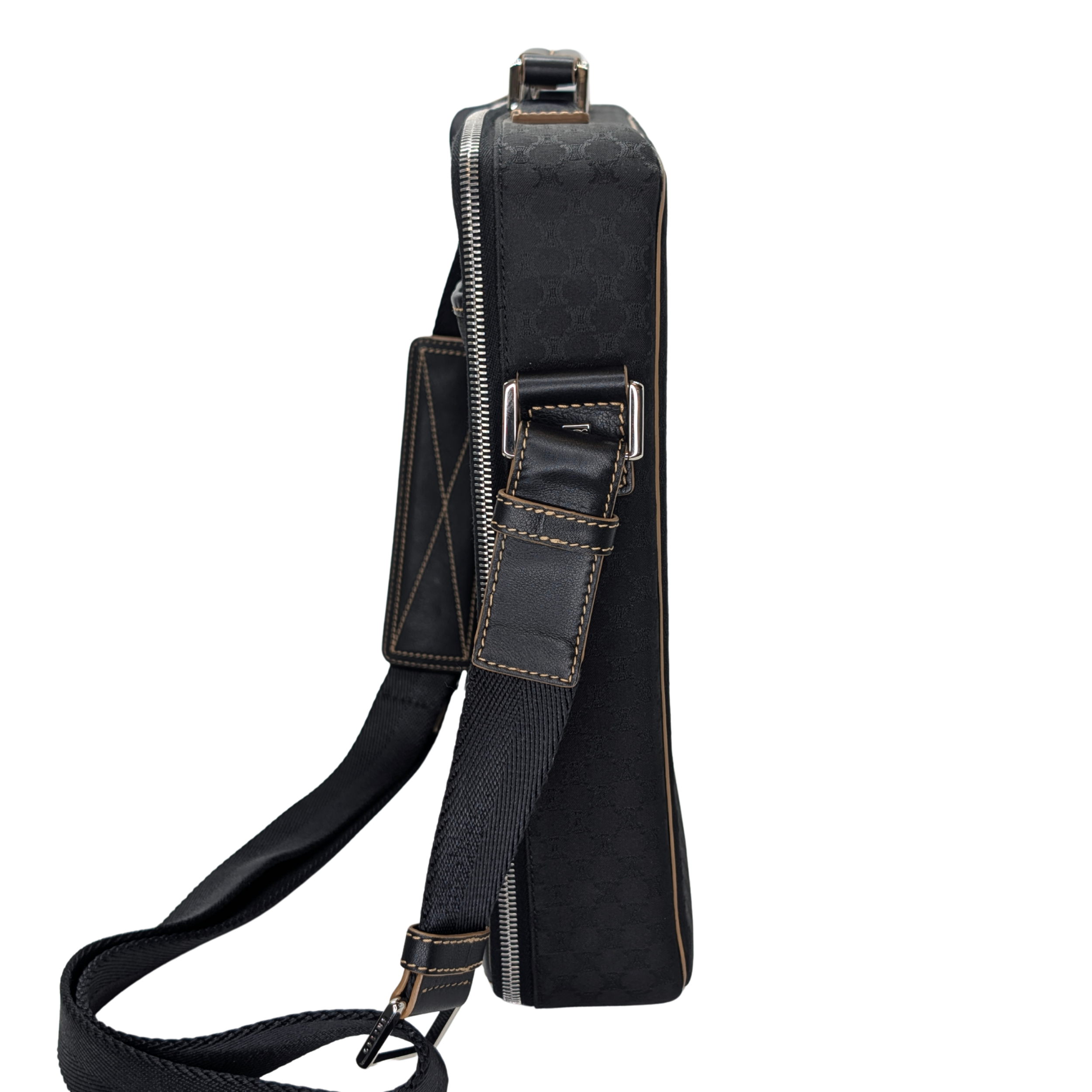 Celine Macadam Canvas & Leather Two-way Briefcase Bag