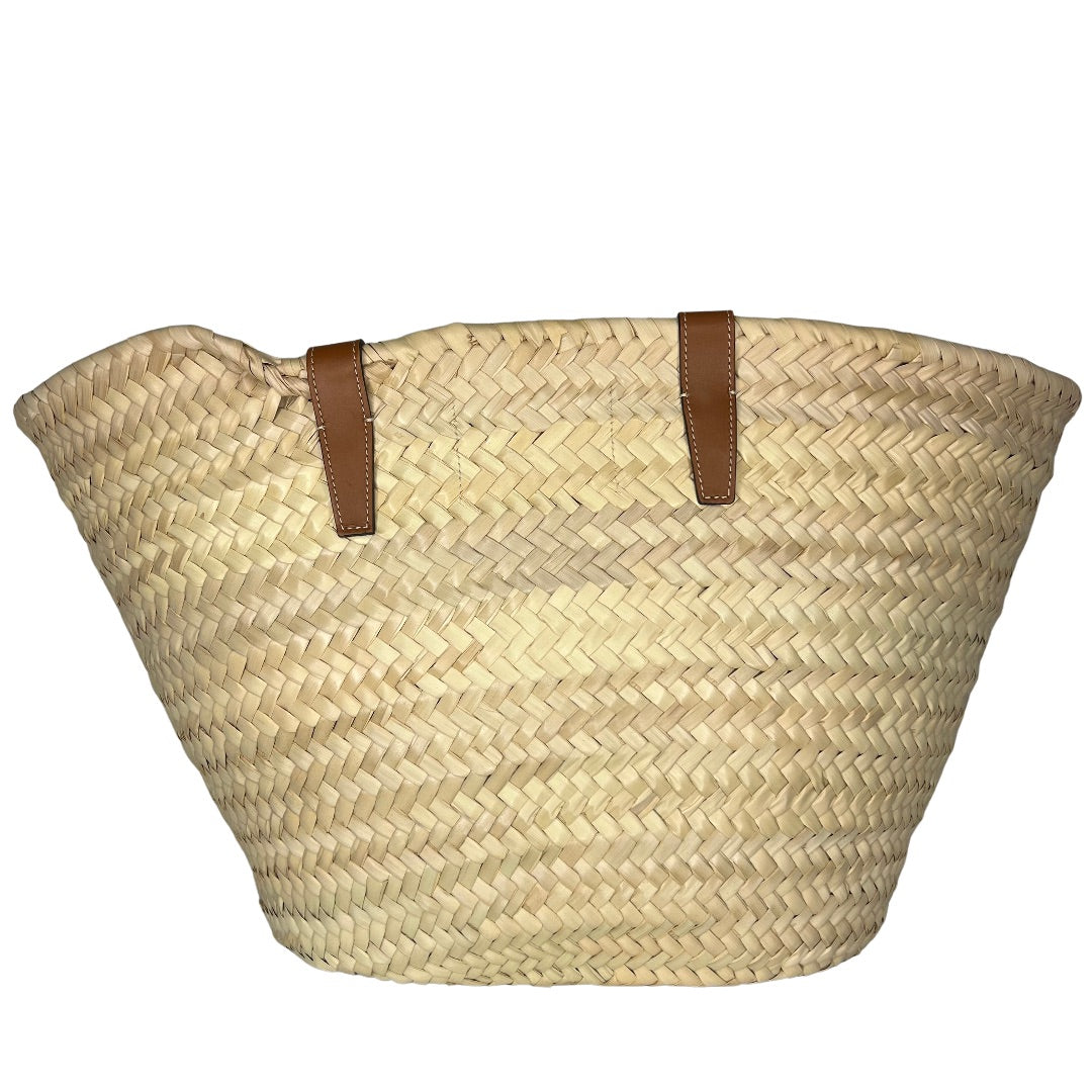 Celine Medium Triomphe Panier Tote – Palm Leaves Calfskin