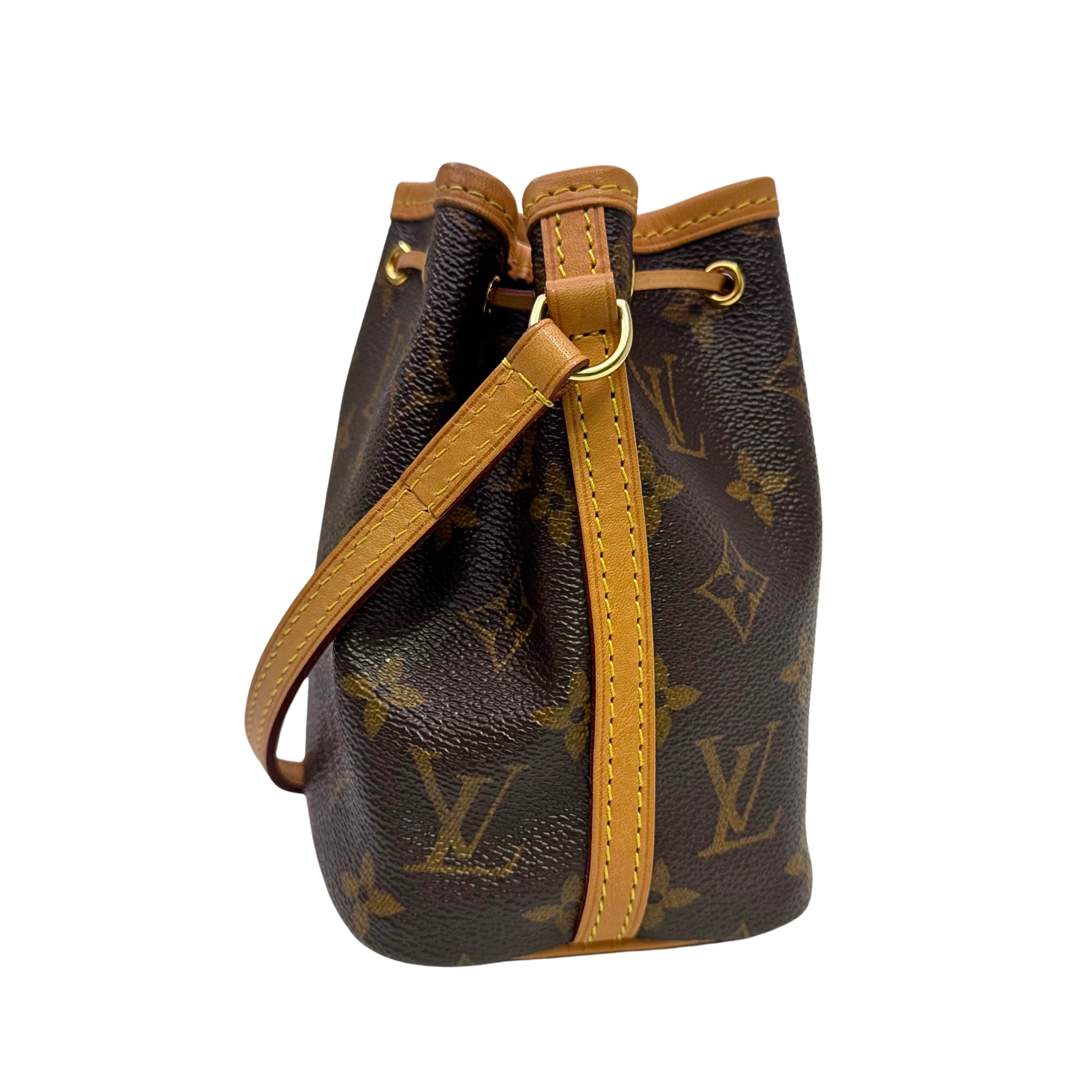 Louis Vuitton Nano Noè Shoulder Bag Monogram
