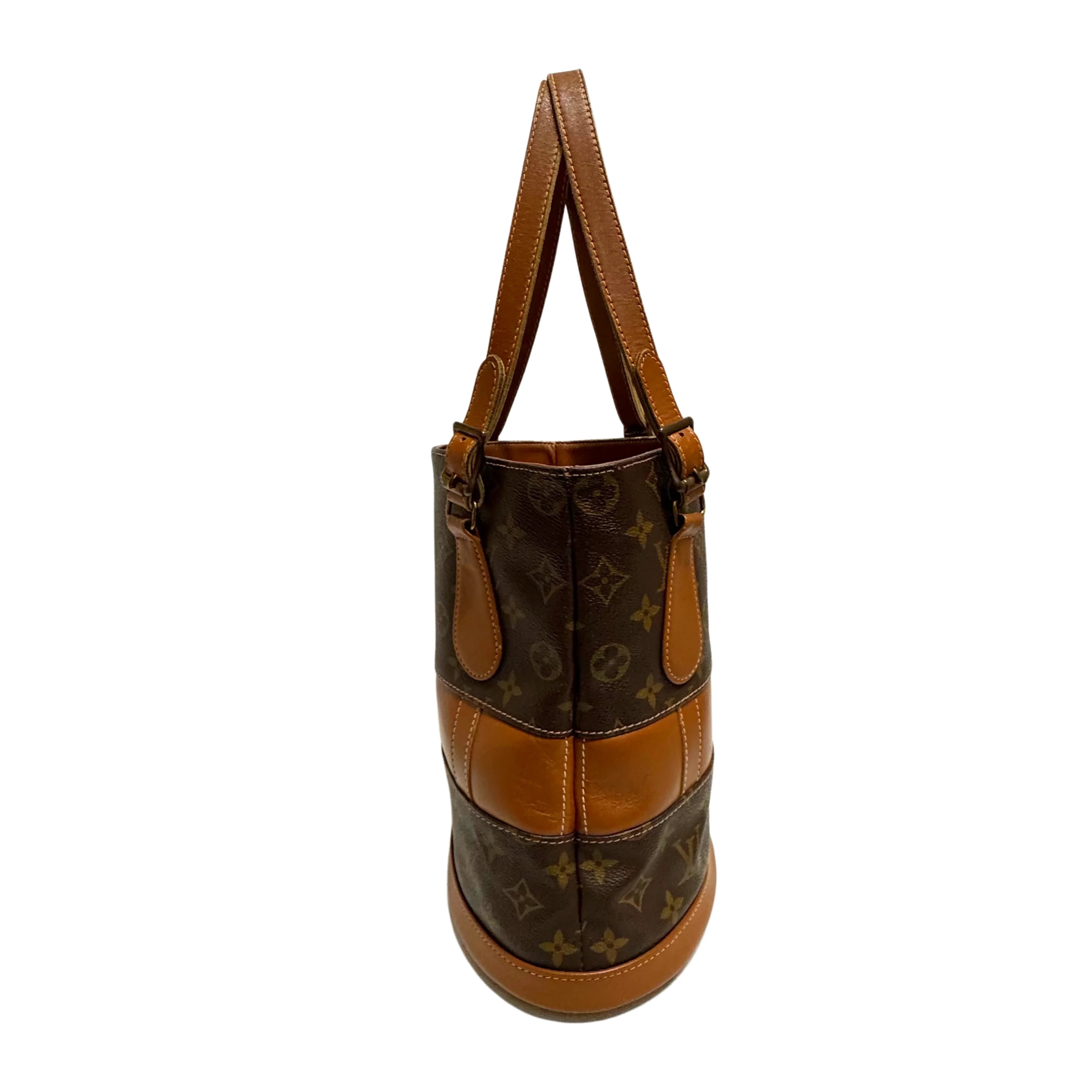 Louis Vuitton French Monogram Company Petit Marais Bucket Bag