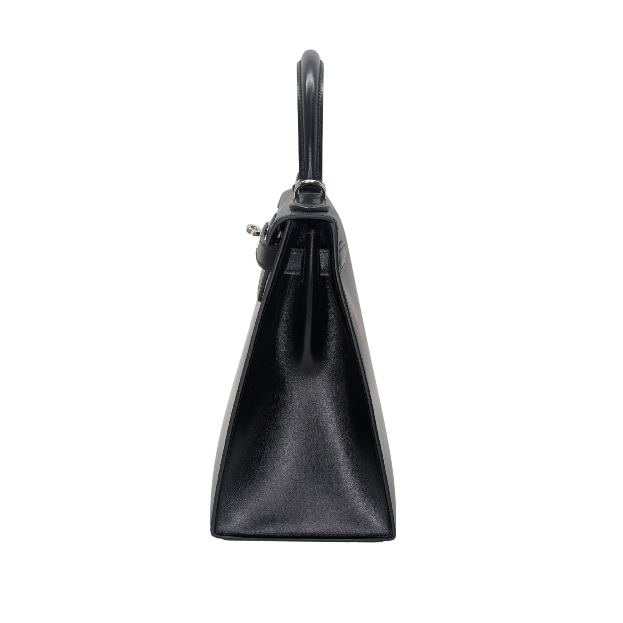 Hermès Kelly 28 SHW Box Leather W Stamp 2024 Black