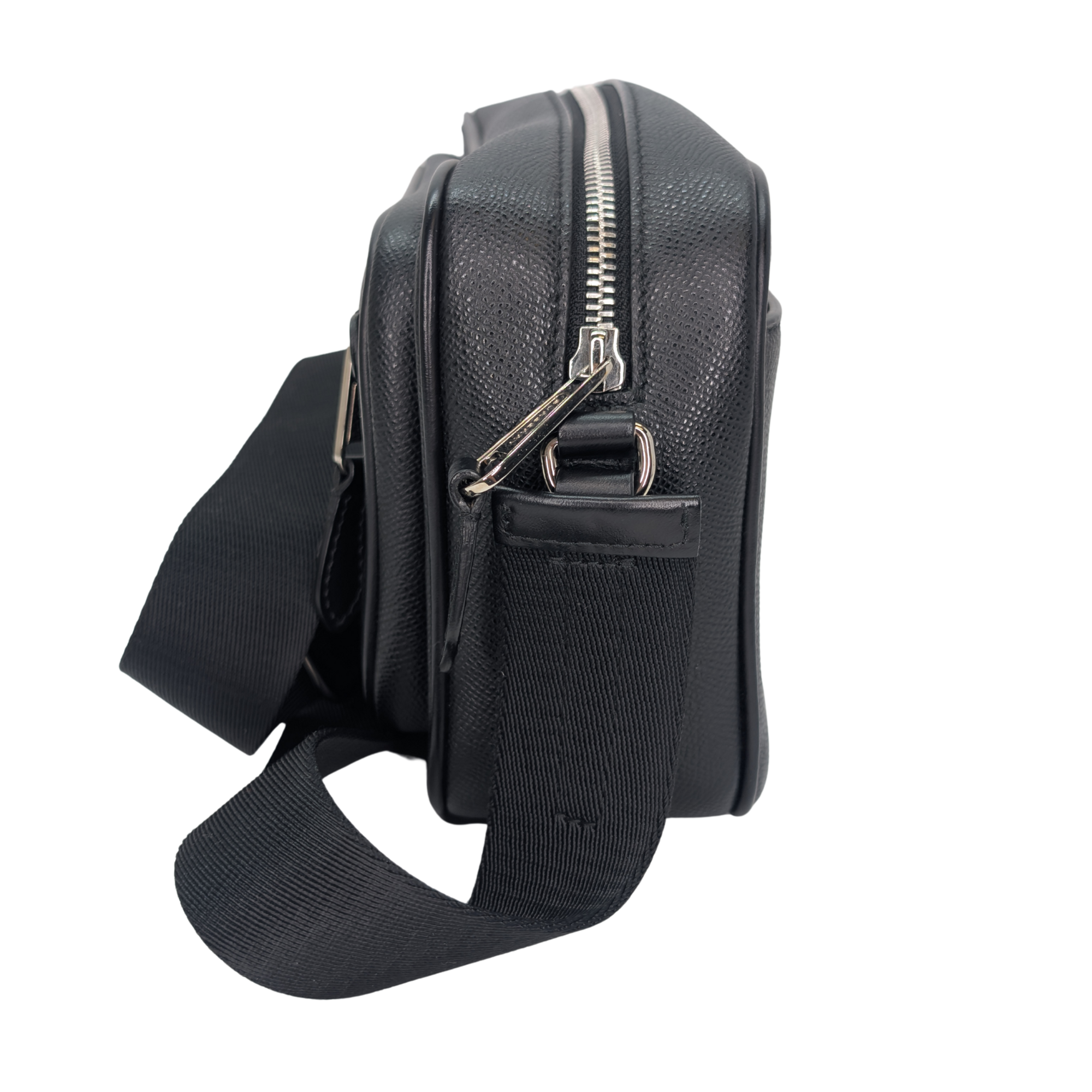 Burberry Paddy Crossbody Bag Leather Black