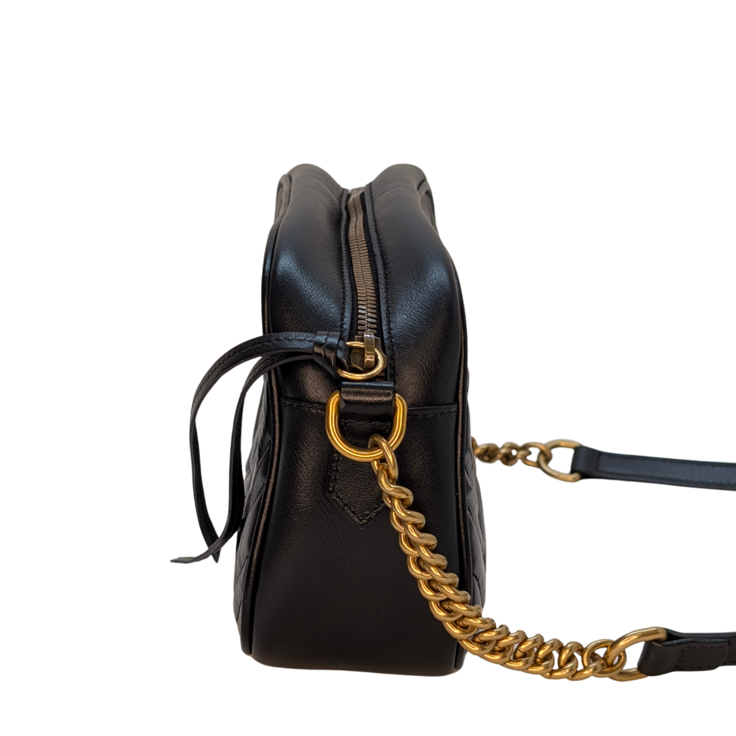 Gucci GG Marmont Small Camera Shoulder Bag Black