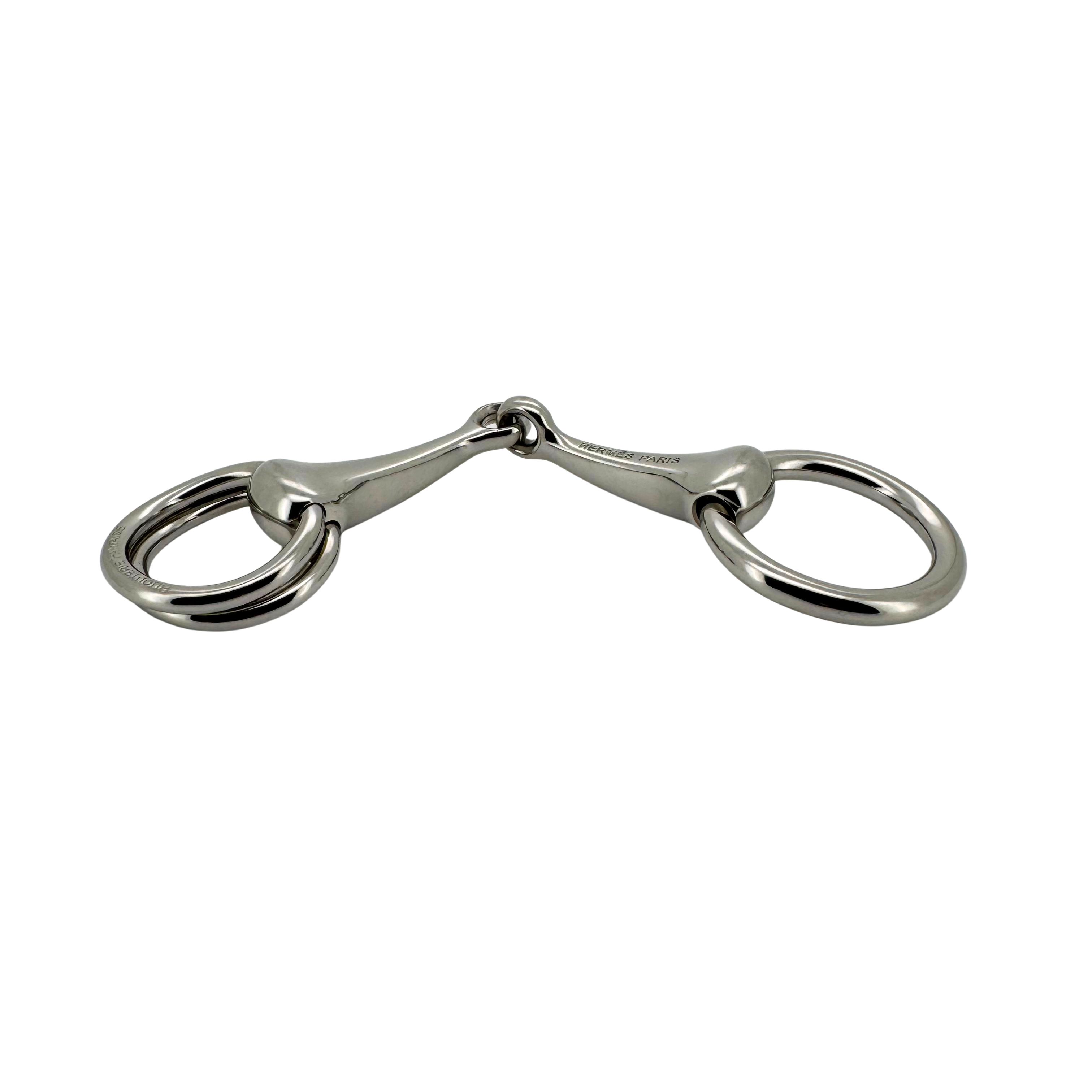 Hermes Mors 90 Scarf Ring Palladium