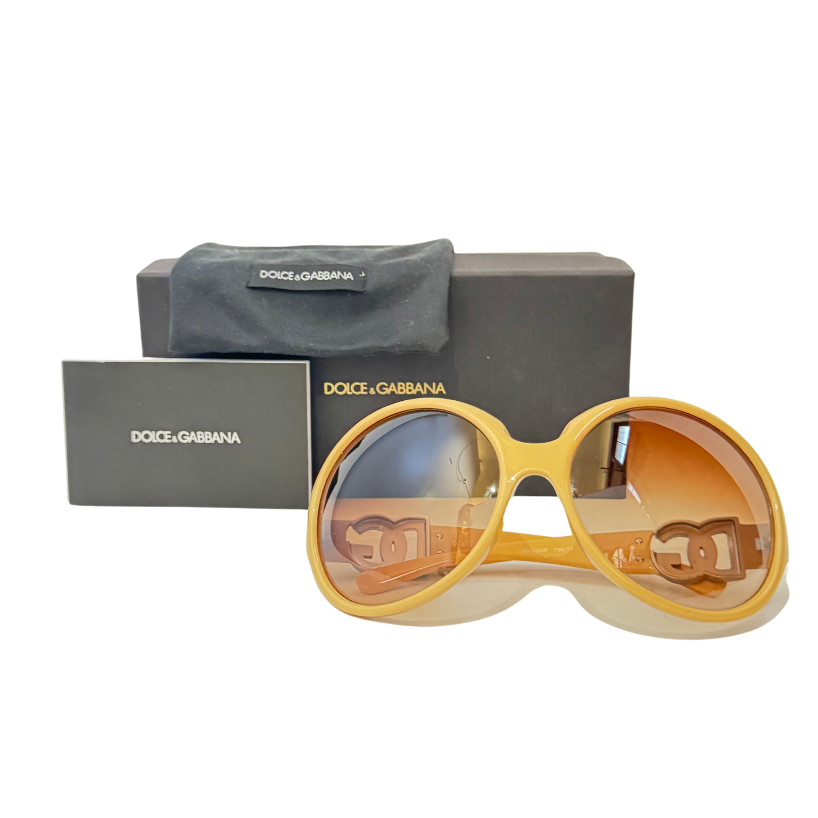 DOLCE & GABBANA  6030B Crystal Beige Gradient Sunglasses