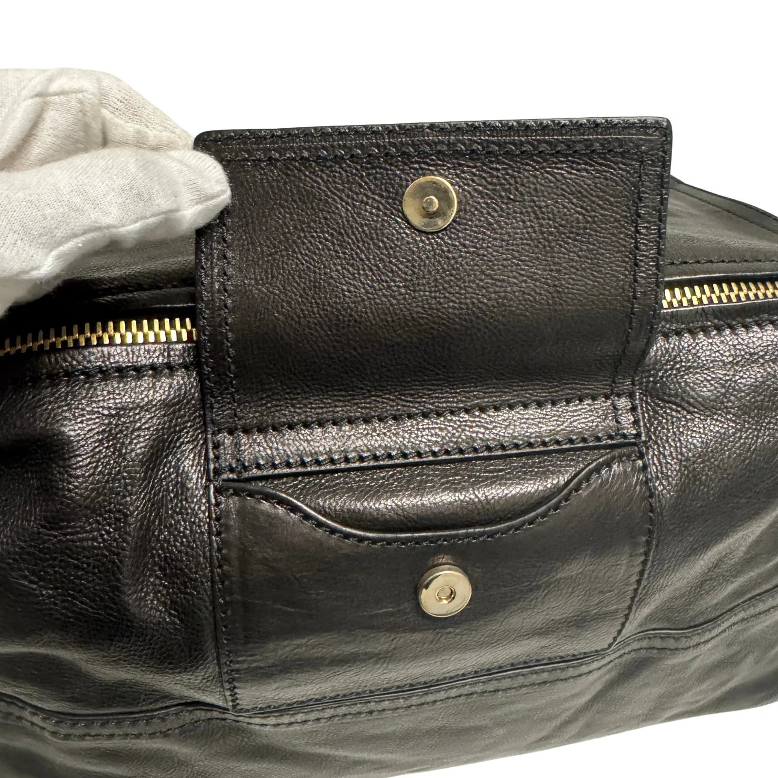 Givenchy Sugar Goatskin Pandora Bag Black