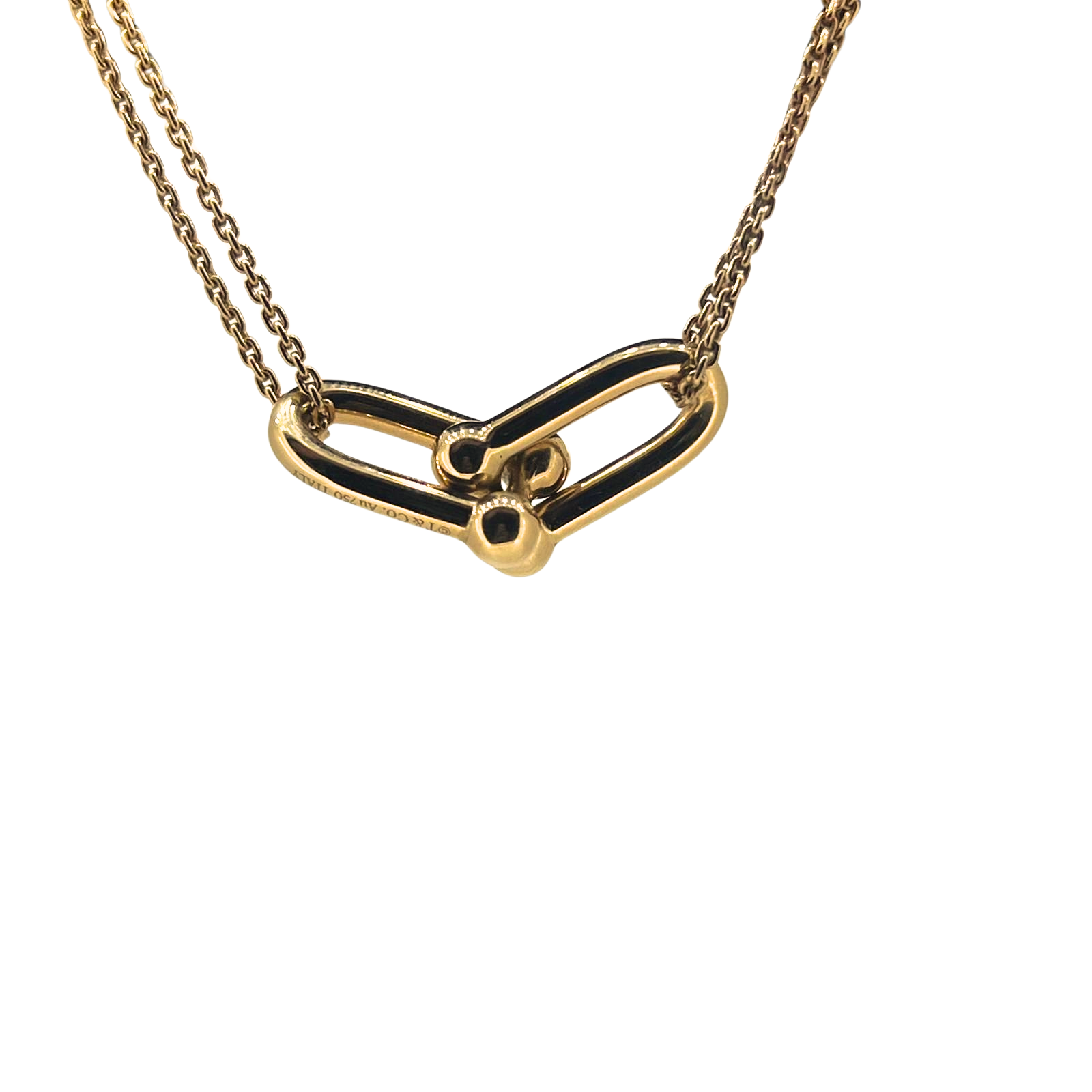 Tiffany & Co. HardWear Large Double Link Necklace – 18k Yellow Gold