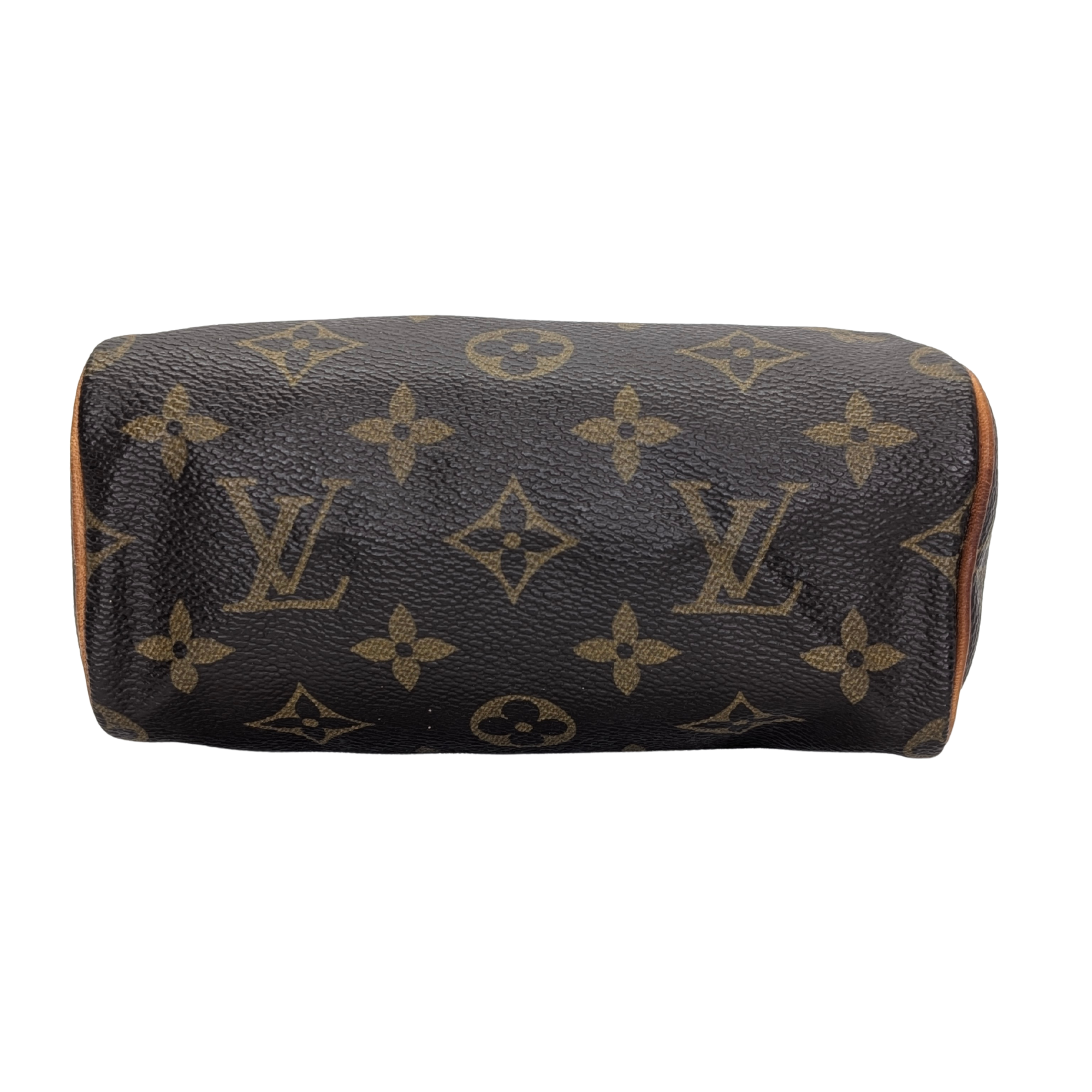 Louis Vuitton Nano Speedy Monogram Handbag Brown
