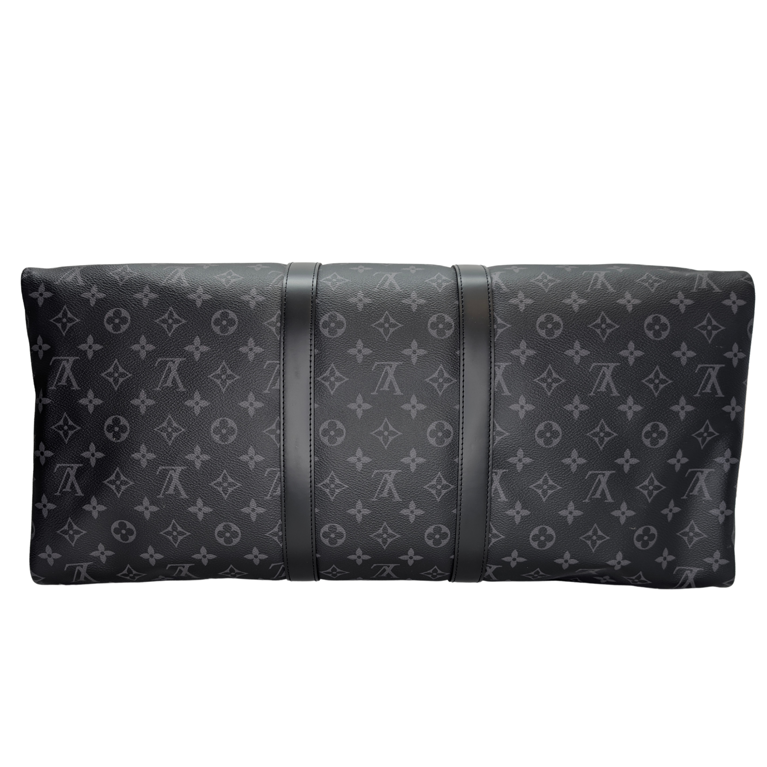 Louis Vuitton Keepall Bandoulière 55 Monogram Eclipse Charcoal Black