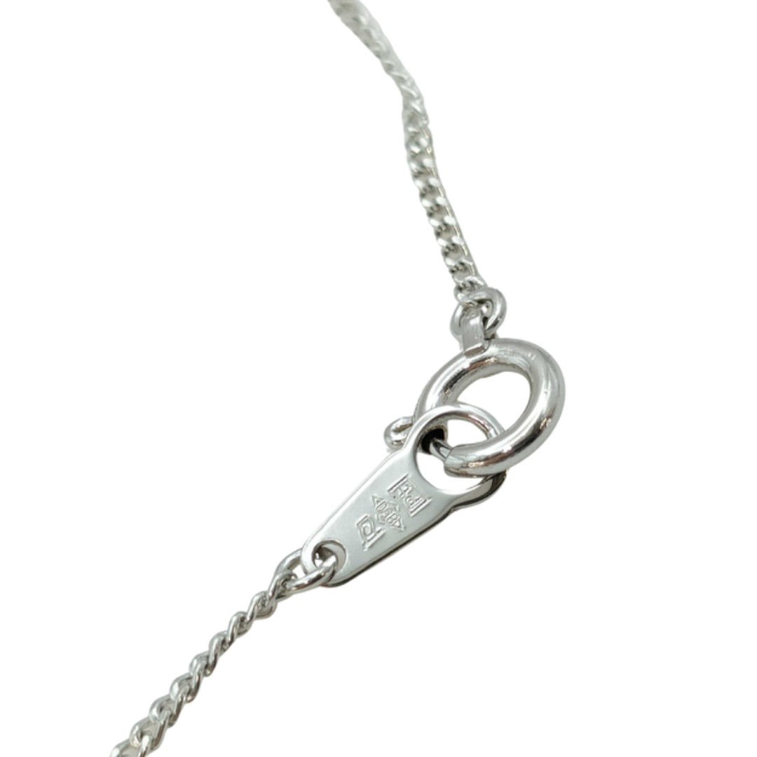 0.33Ct Natural Diamond & 0.04Ct Pink Diamond Drop Pendant Necklace In Platinum