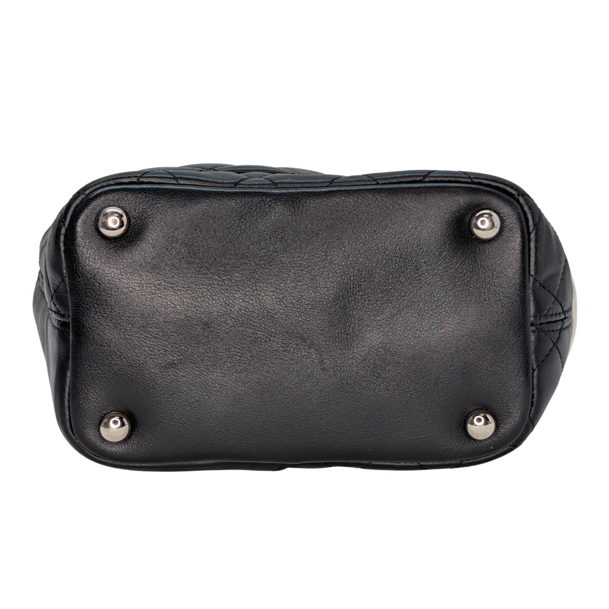 Chanel Cambon Line Small Tote HandBag Black/White