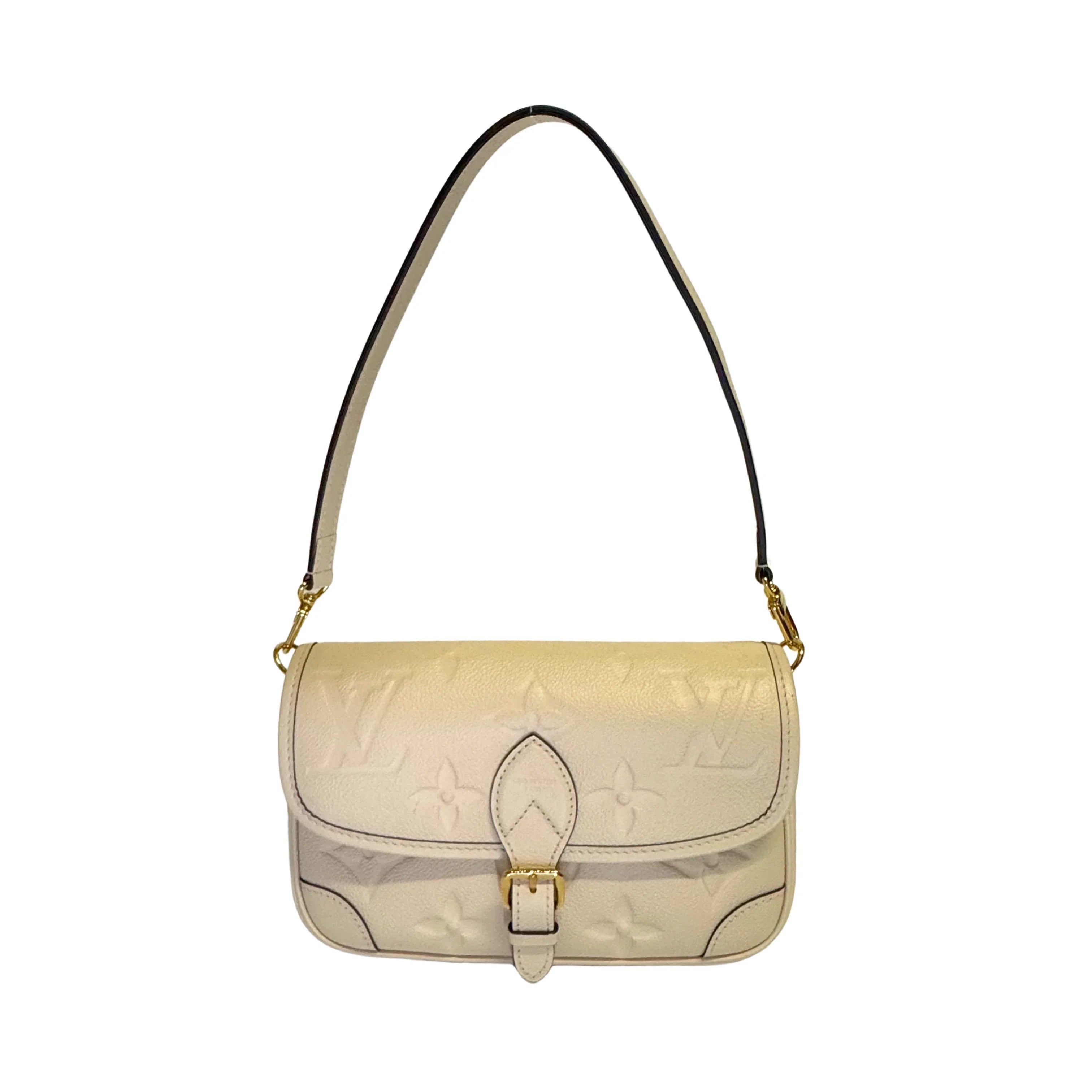 Louis Vuitton Giant Diane Monogram Leather Empreinte Shoulder Bag