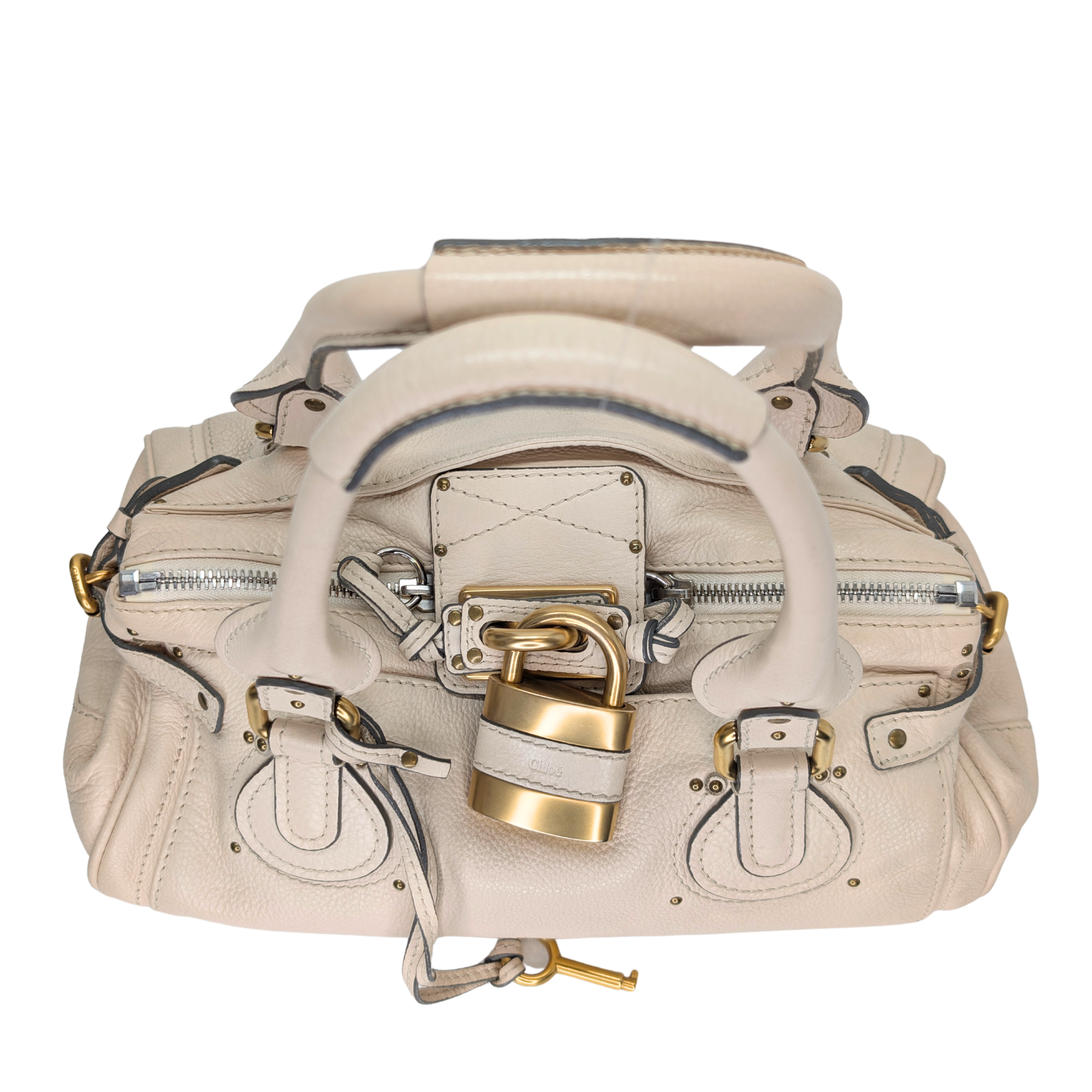 Chloé Paddington Bag Leather Off-white