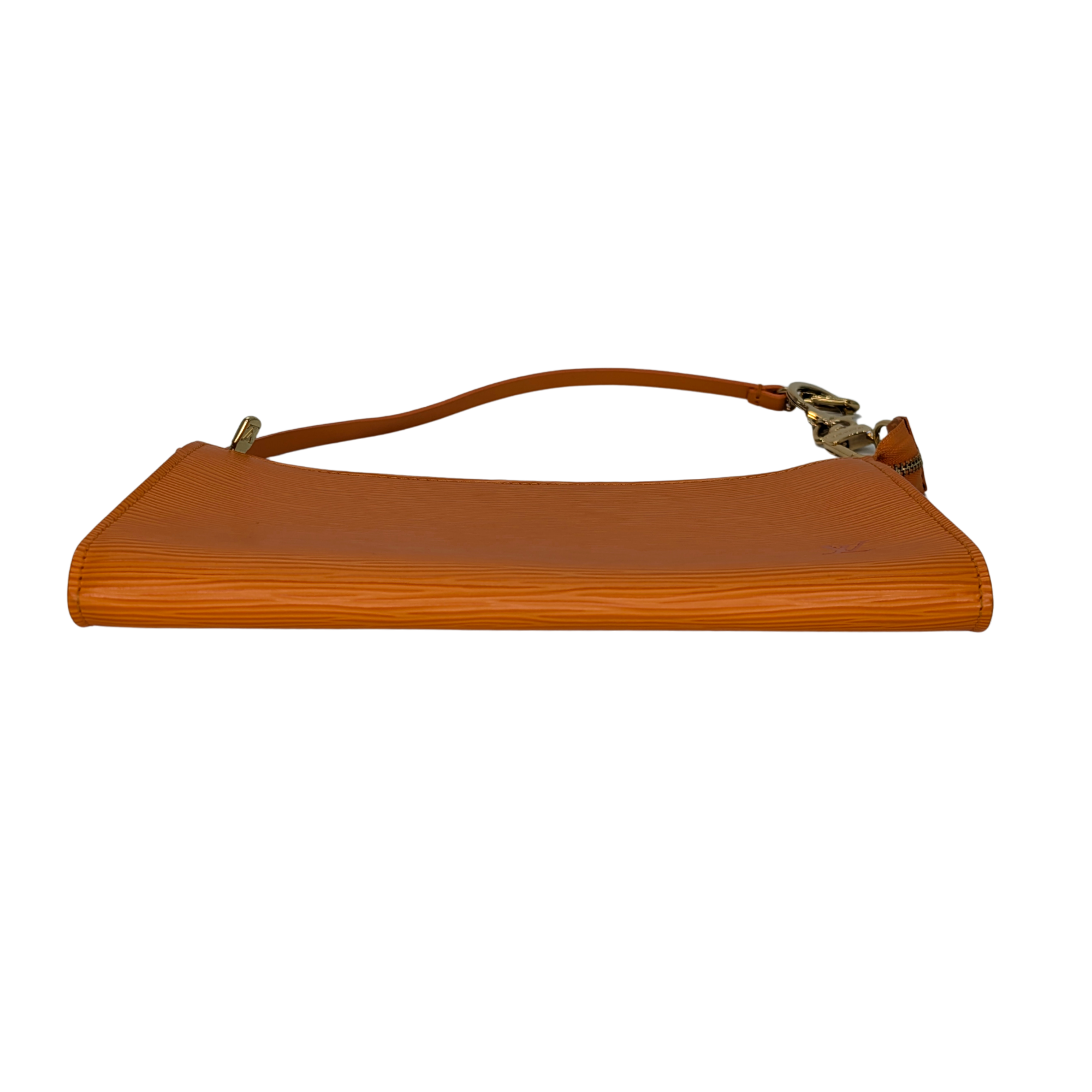 Louis Vuitton Epi Pochette Accessoires Shoulder Bag Orange