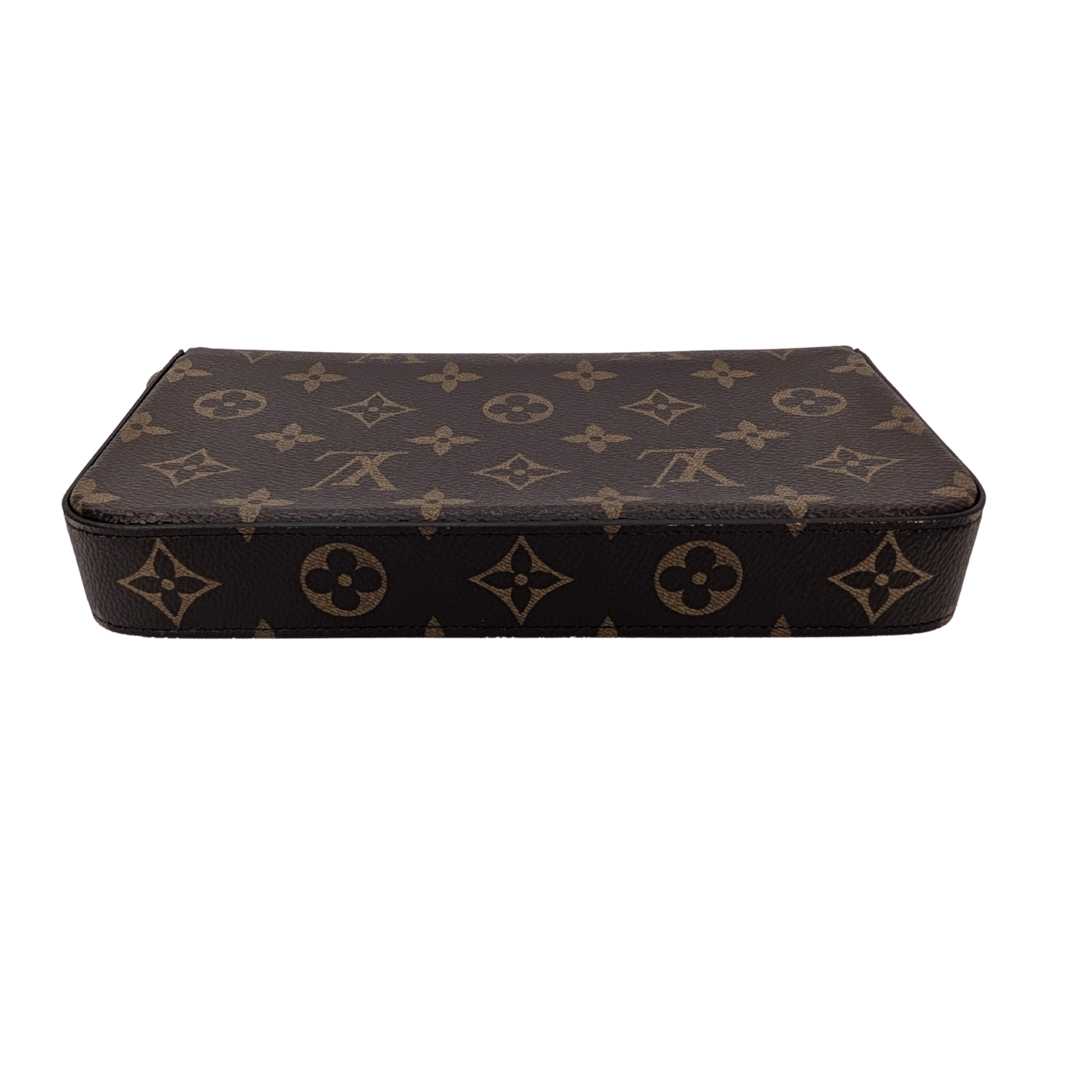 Louis Vuitton Pochette Félicie Monogram Bag Brown