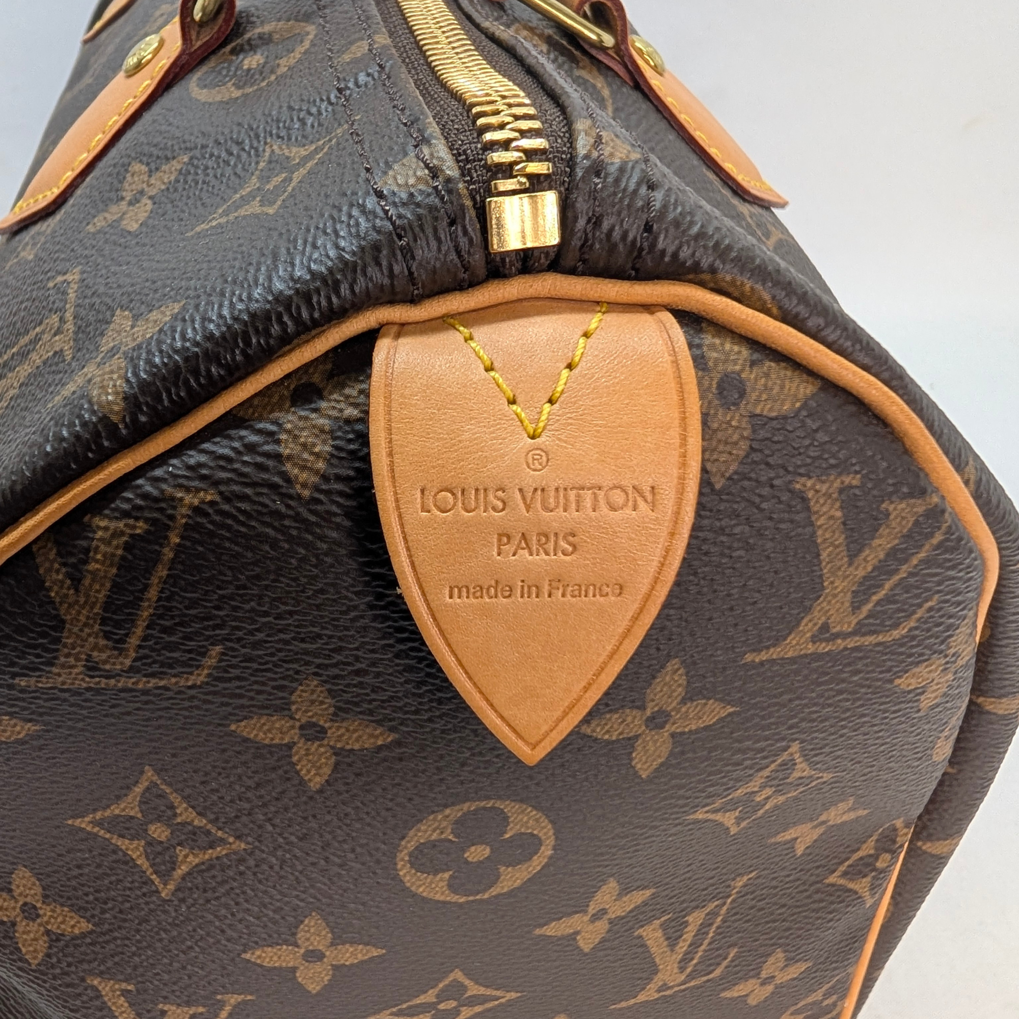 Louis Vuitton Speedy Bandoulière 30 Handbag Brown