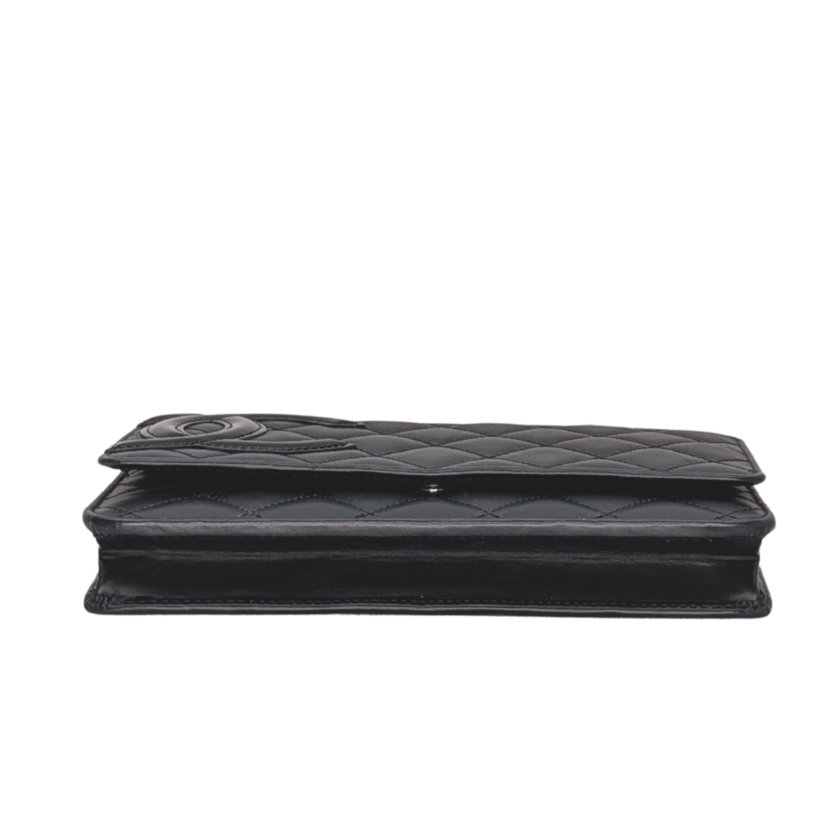 Chanel Cambon Wallet On Chain Black