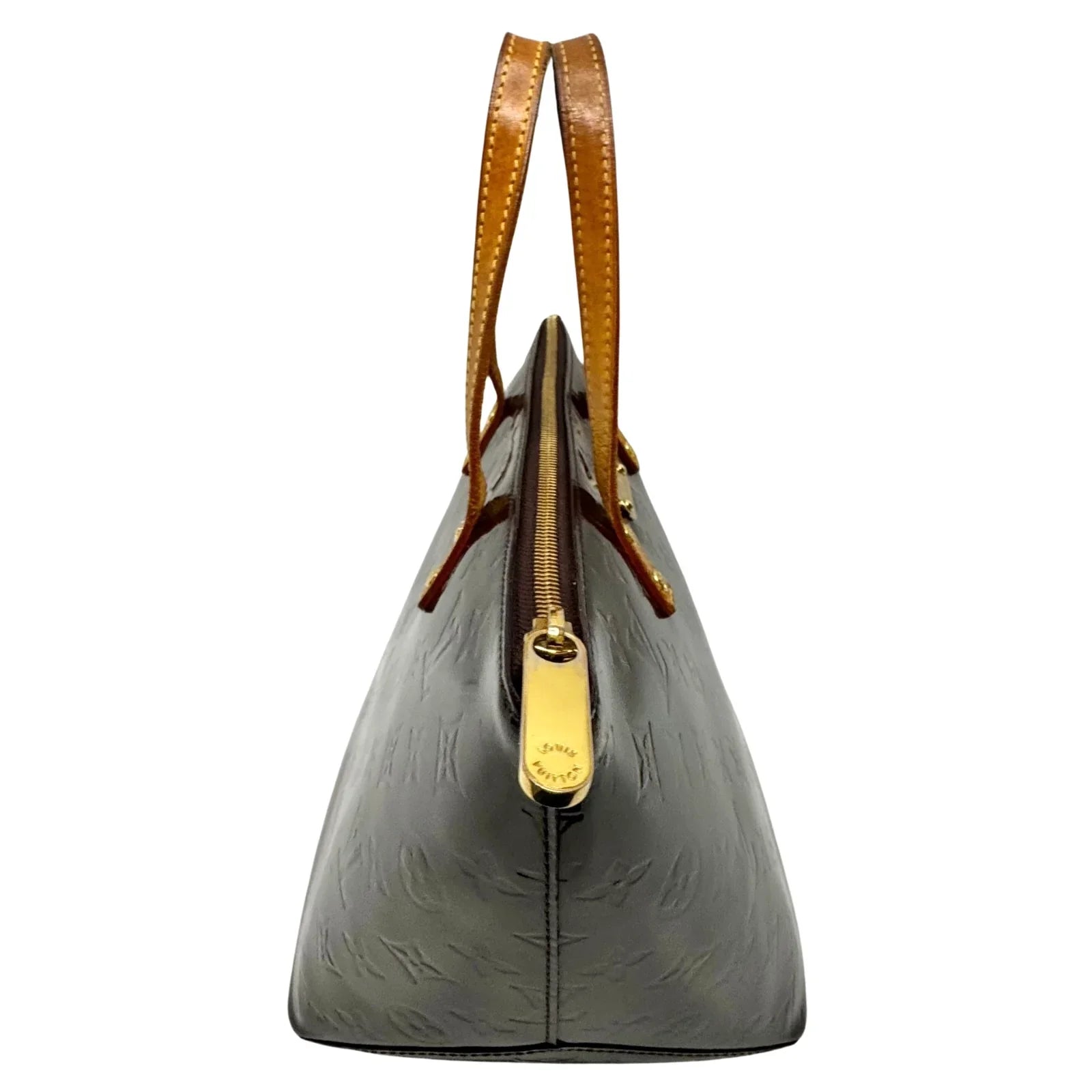 Louis Vuitton Vernis Bellevue PM in Dark Brown Patent Leather Bag