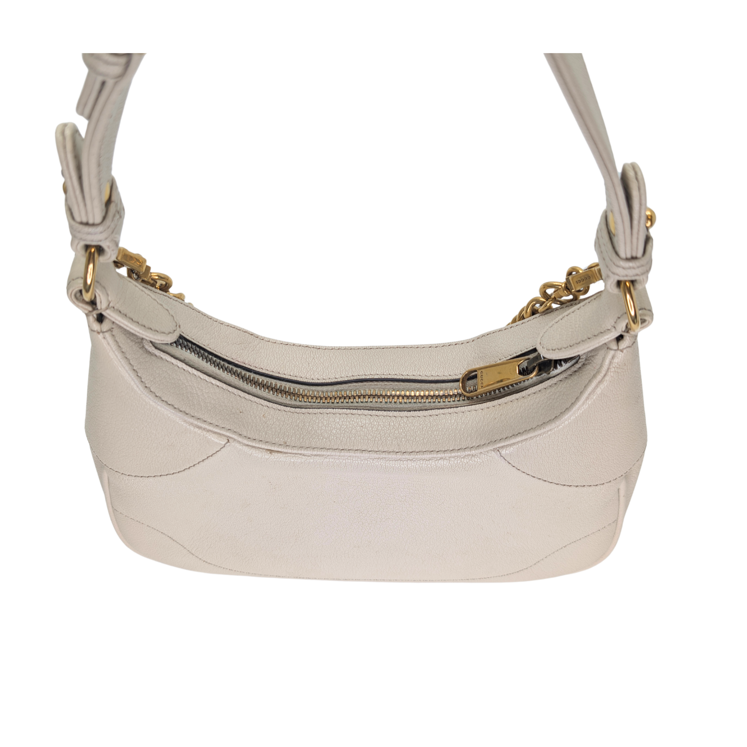Gucci Aphrodite small shoulder Bag Leather Beige