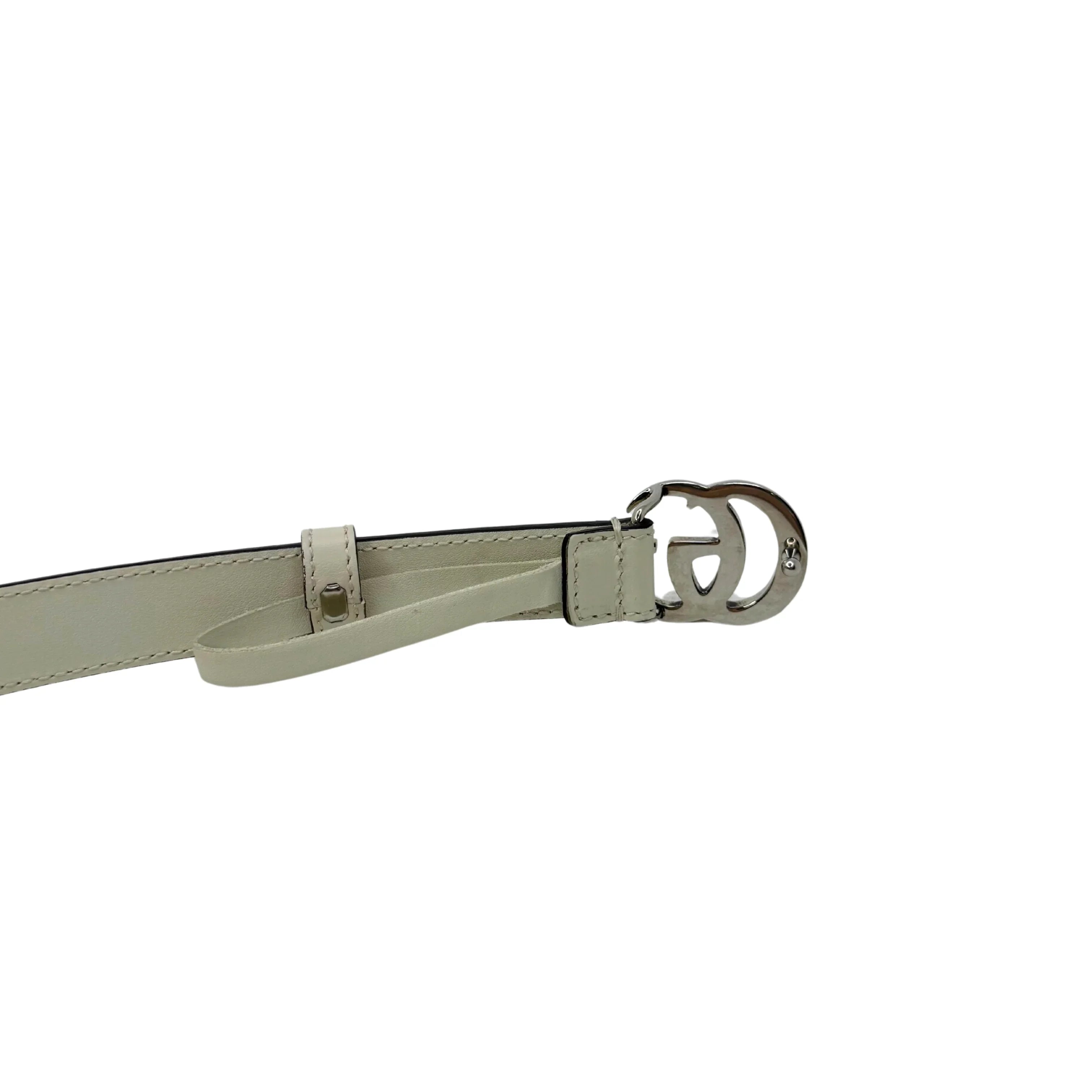 Gucci GG Marmont Thin Belt White 90