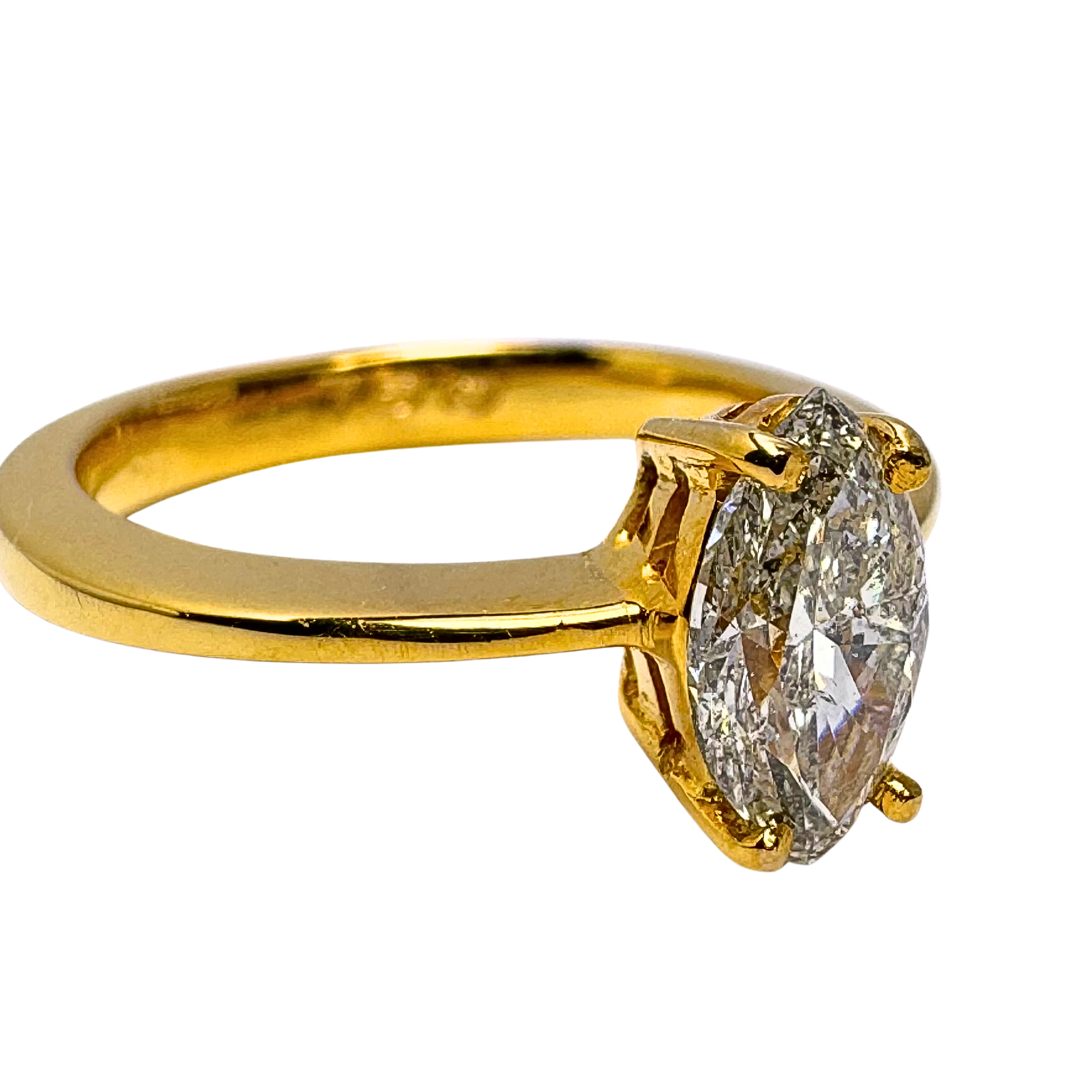 diamond, gold ring
