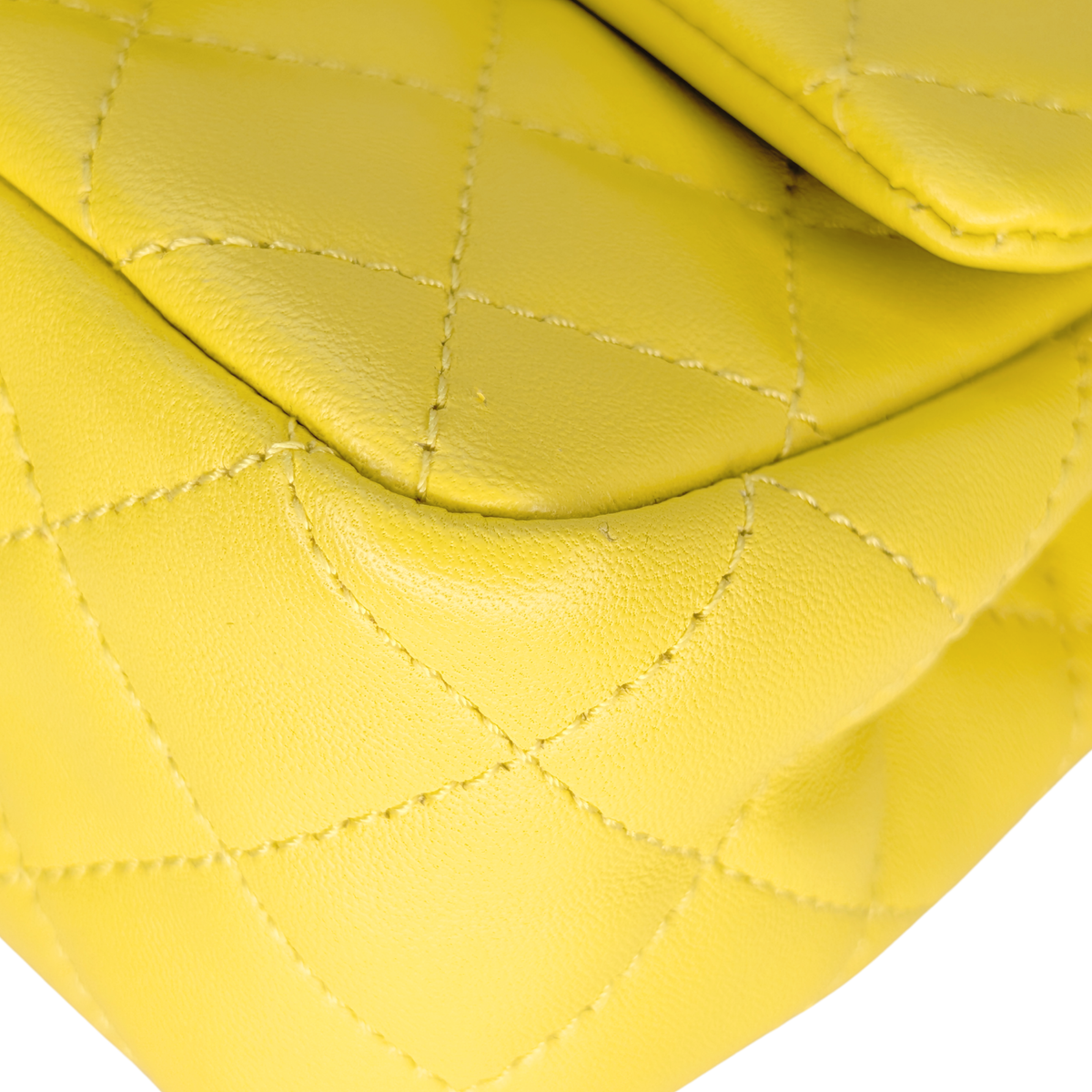 Chanel Pearl Crush Mini Flap Bag Yellow