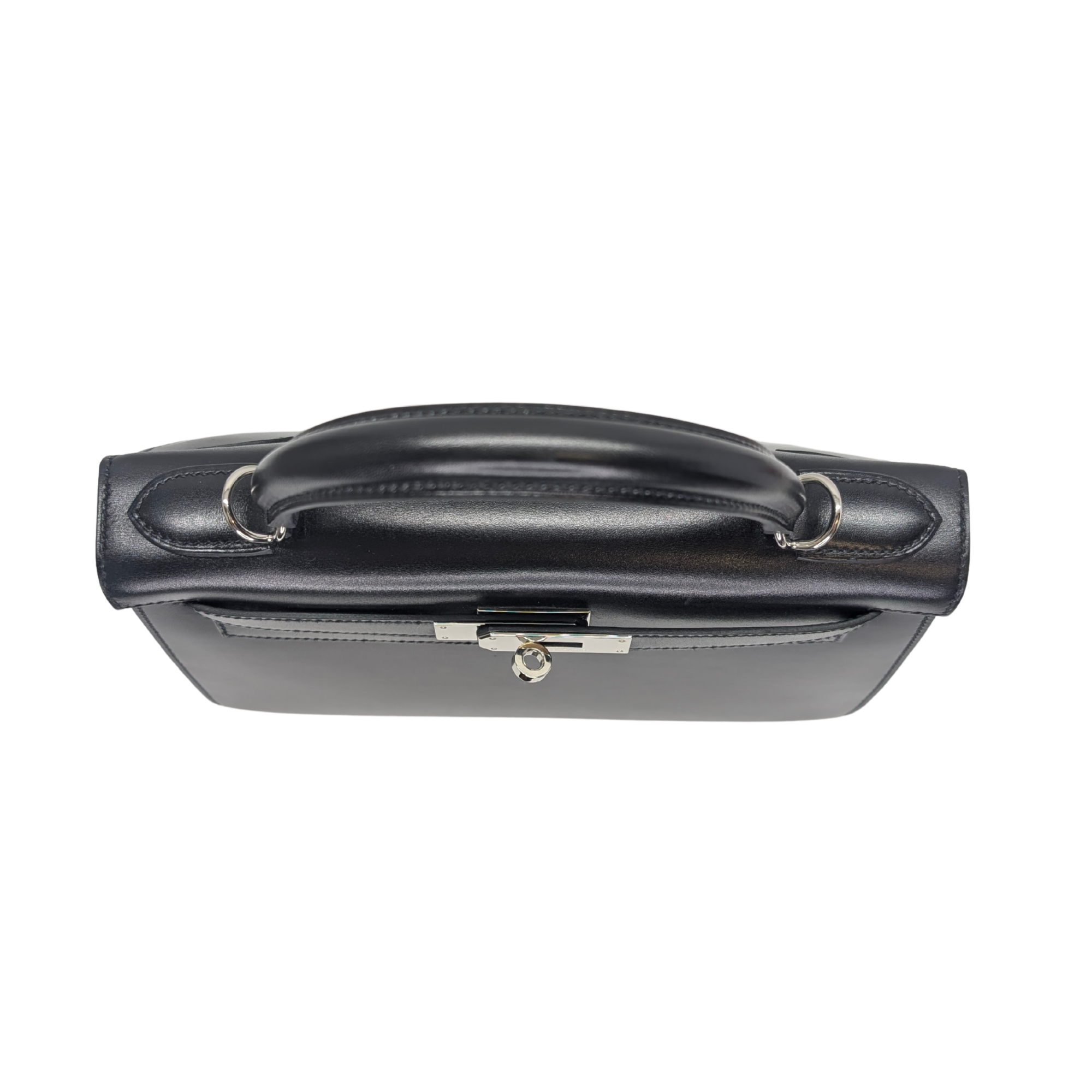 Hermès Kelly 28 SHW Box Leather W Stamp 2024 Black