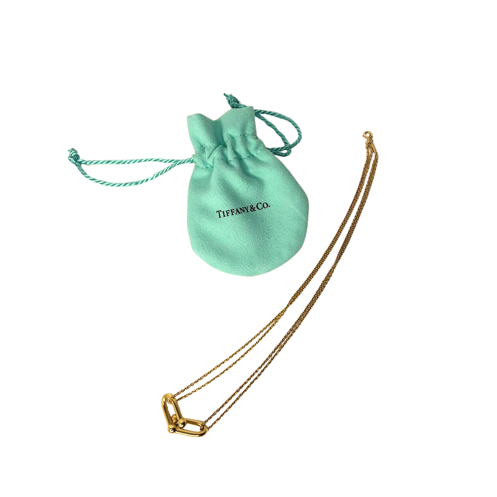 Tiffany & Co. HardWear Large Double Link Necklace – 18k Yellow Gold