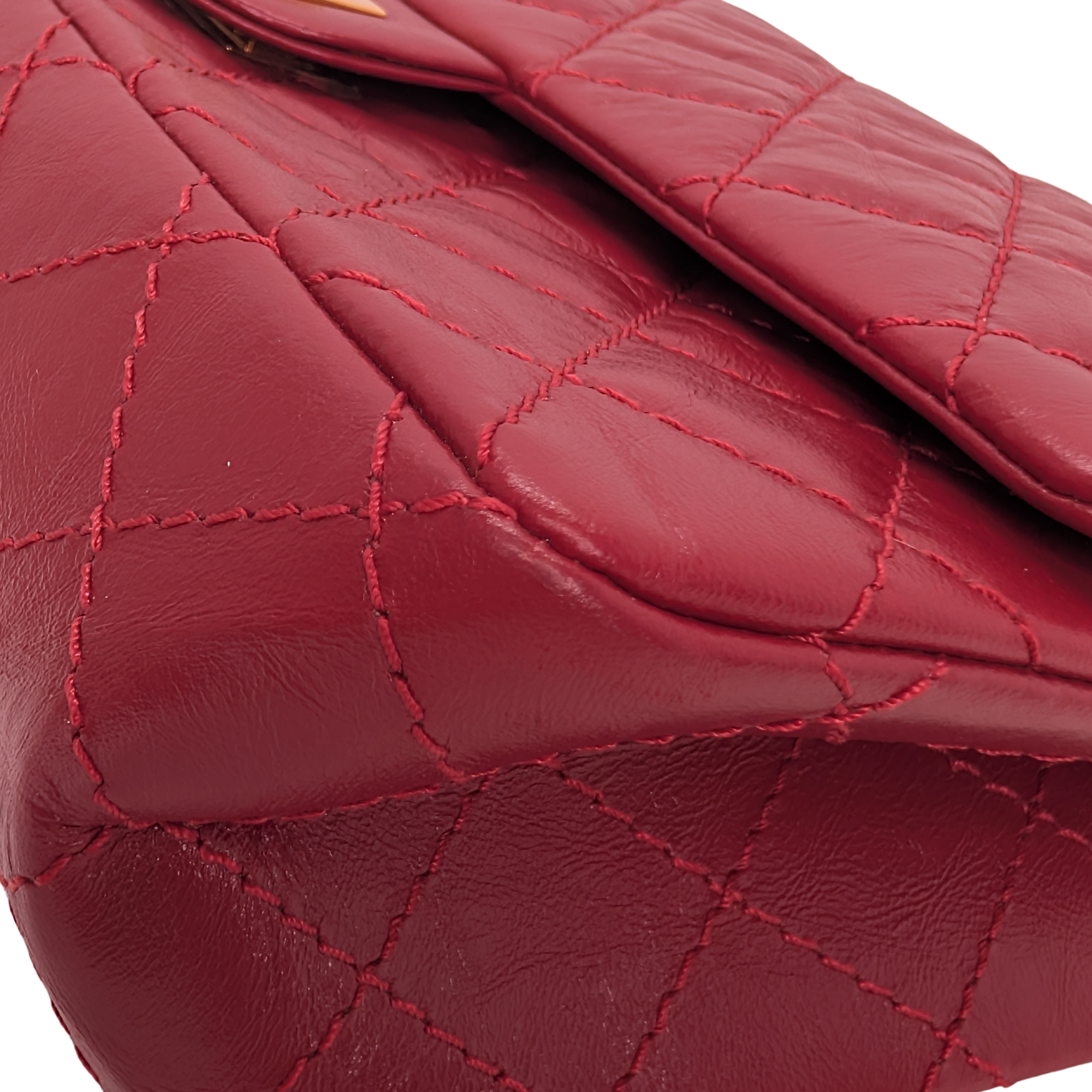 Chanel 2.55 Reissue 28 Series Double Flap Bag Red