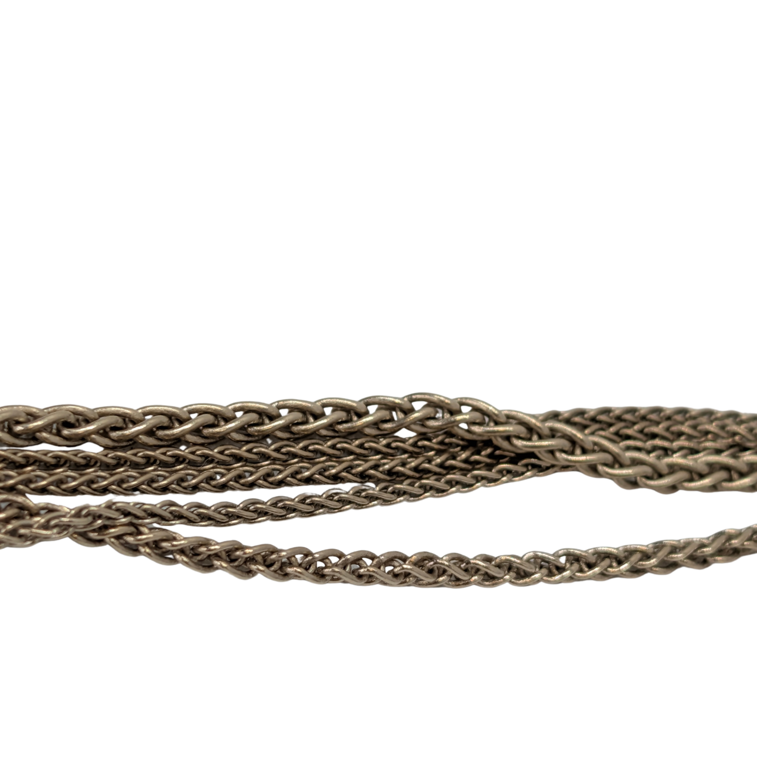 Chanel Faux Pearl & Strass CC Multi-Strand Chain Necklace