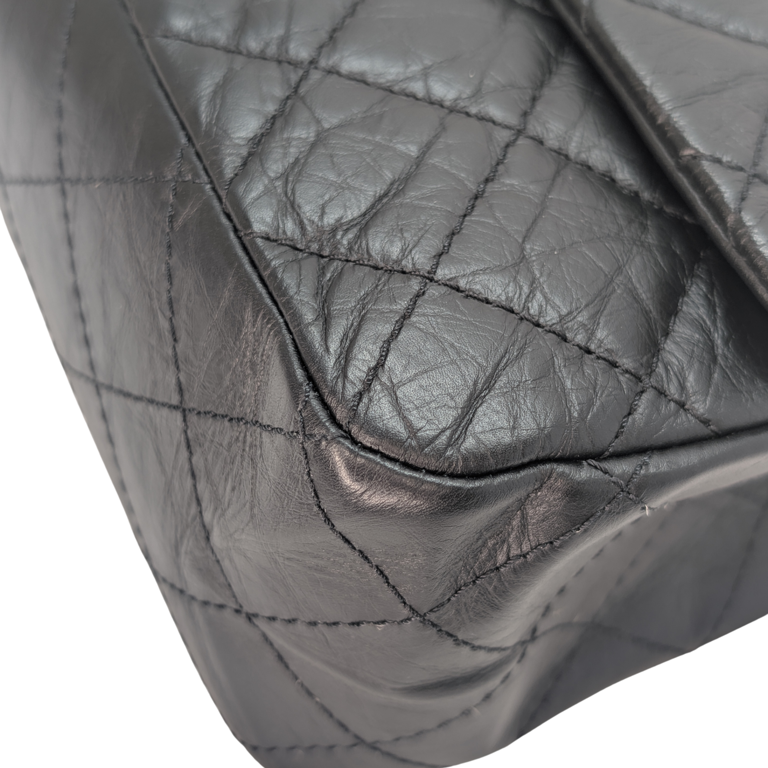 Chanel Chanel 2.55 Reissue 227 Flap Bag 22 Series Black