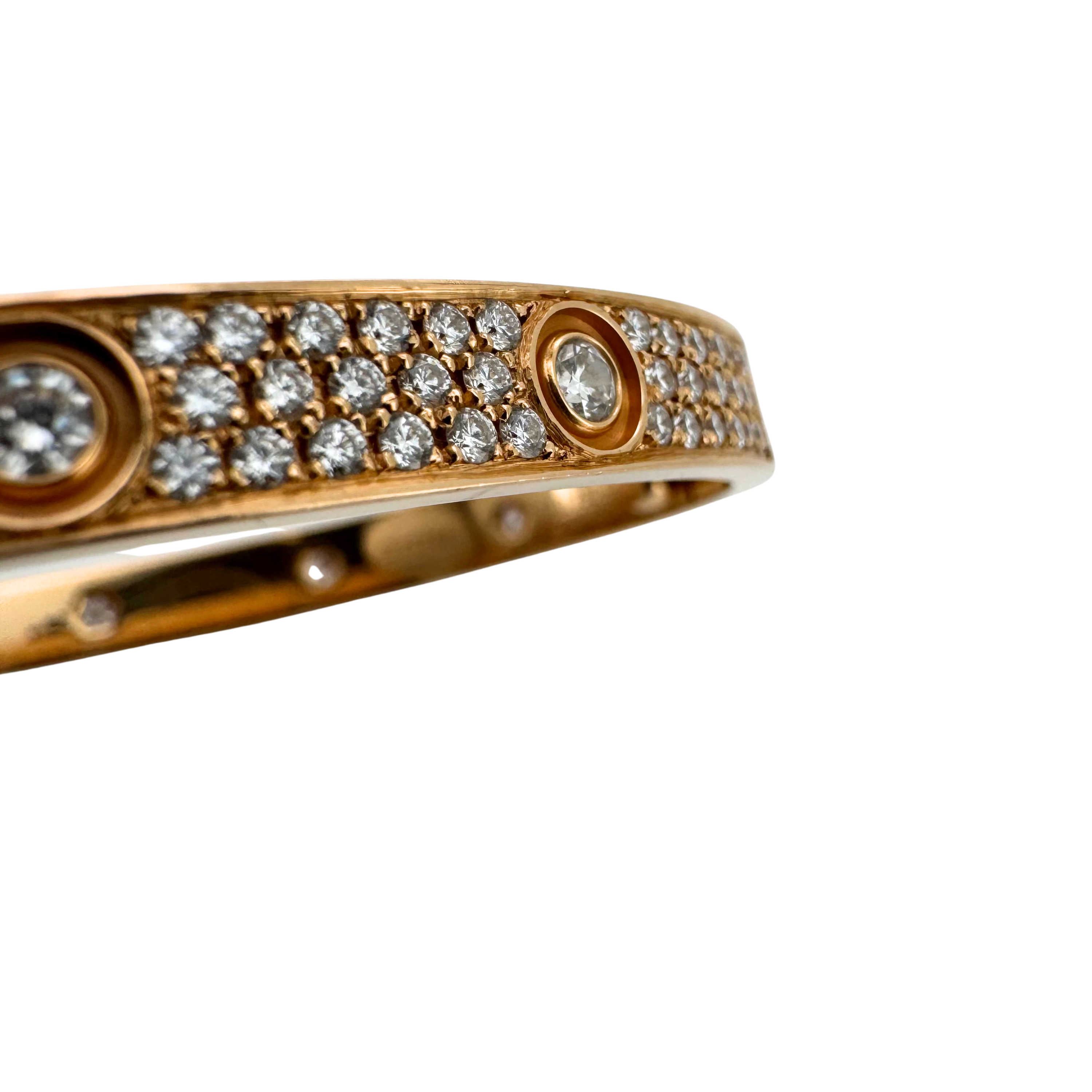 Cartier Love Bracelet Classic model 10 Diamonds size 18