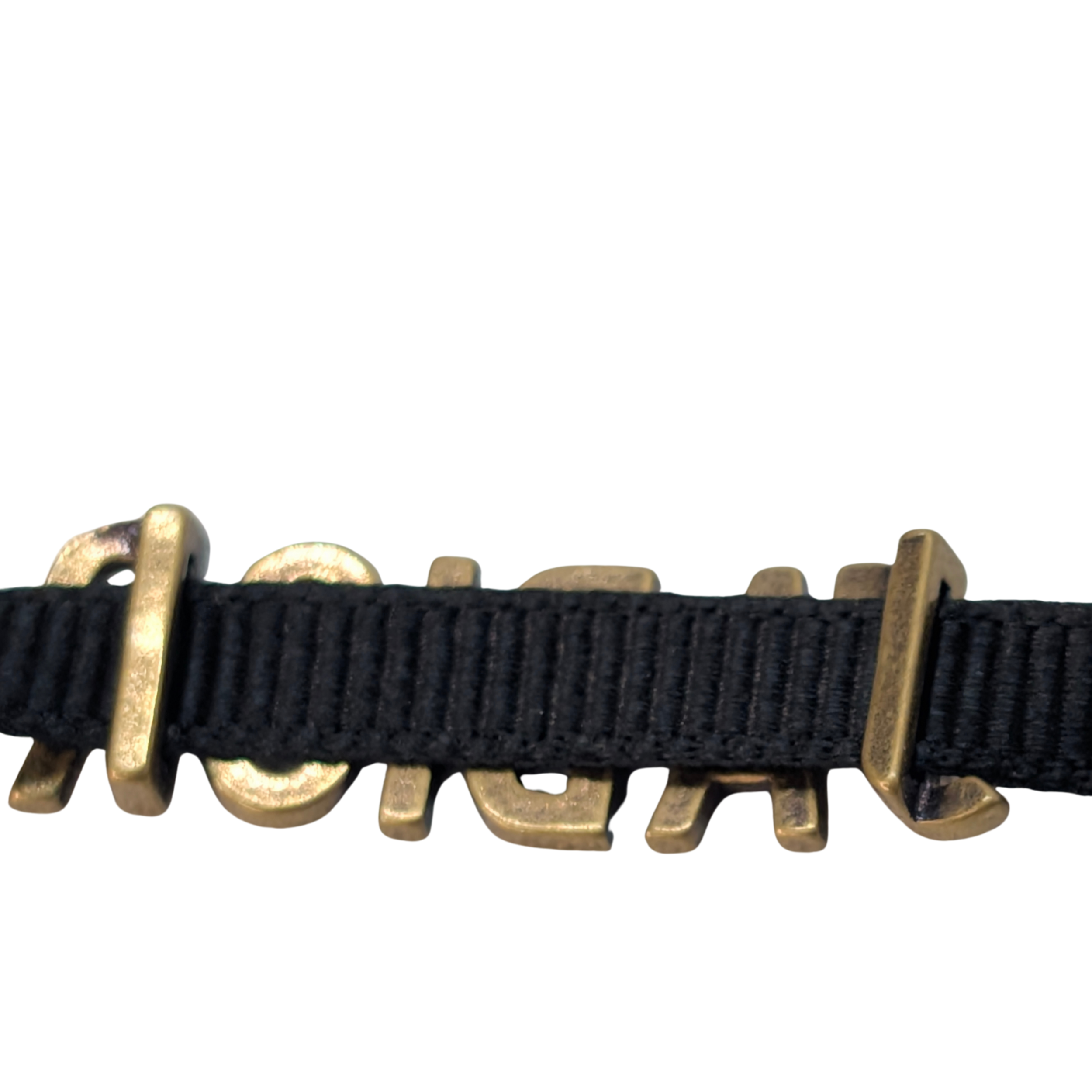 Christian Dior J'Adior Logo Choker Necklace Black