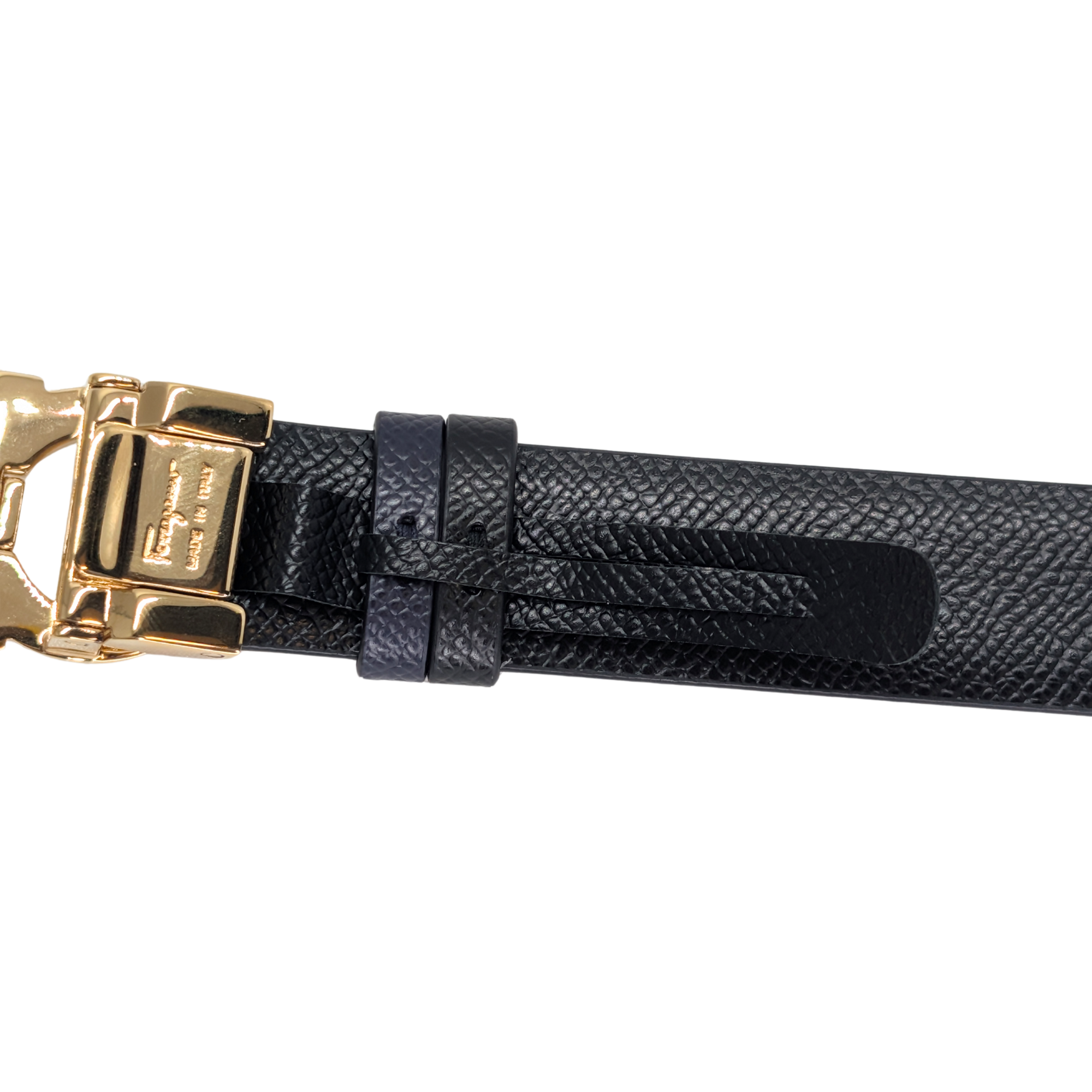 Salvatore Ferragamo Reversable Gancini Belt Black/Navy Blue