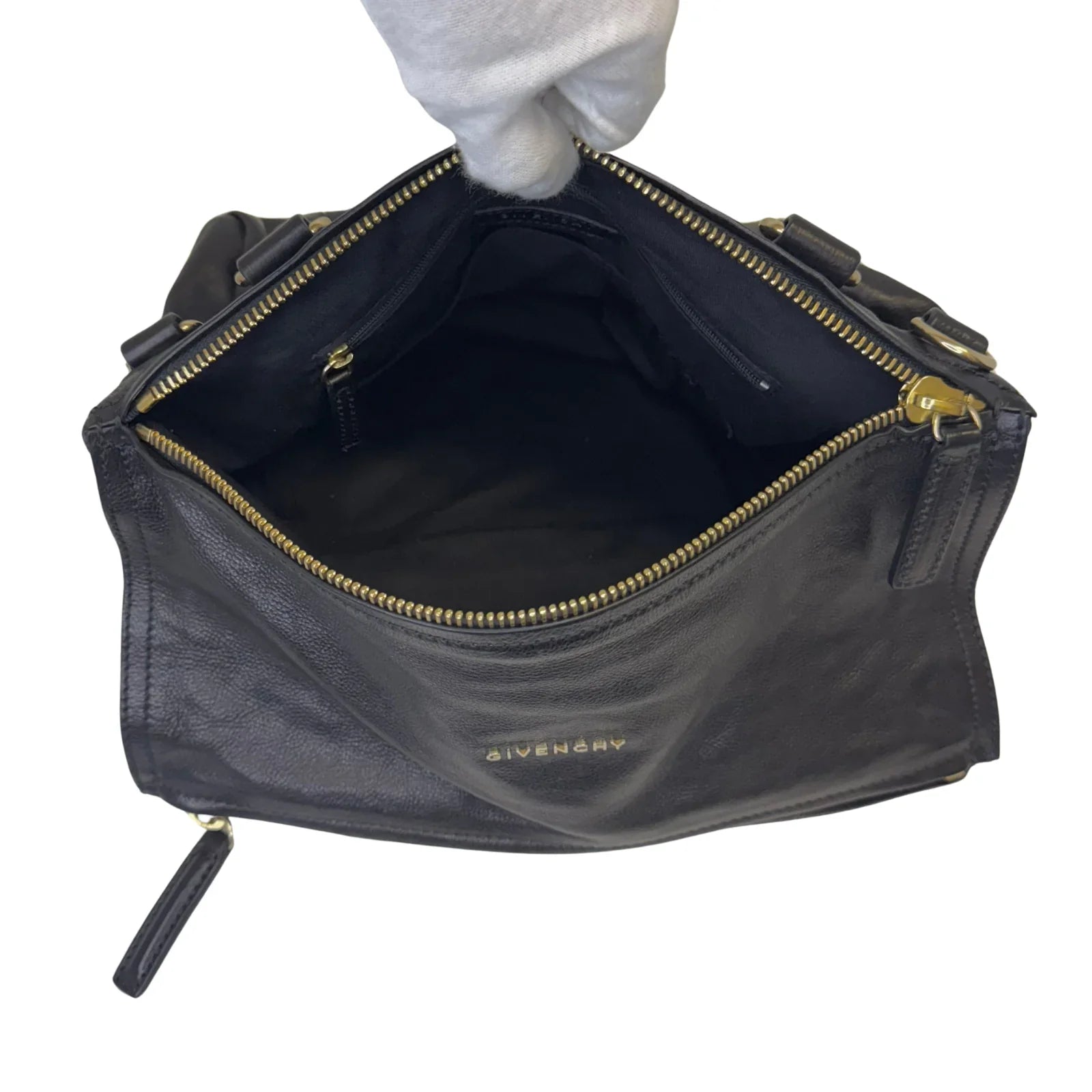 Givenchy Sugar Goatskin Pandora Bag Black