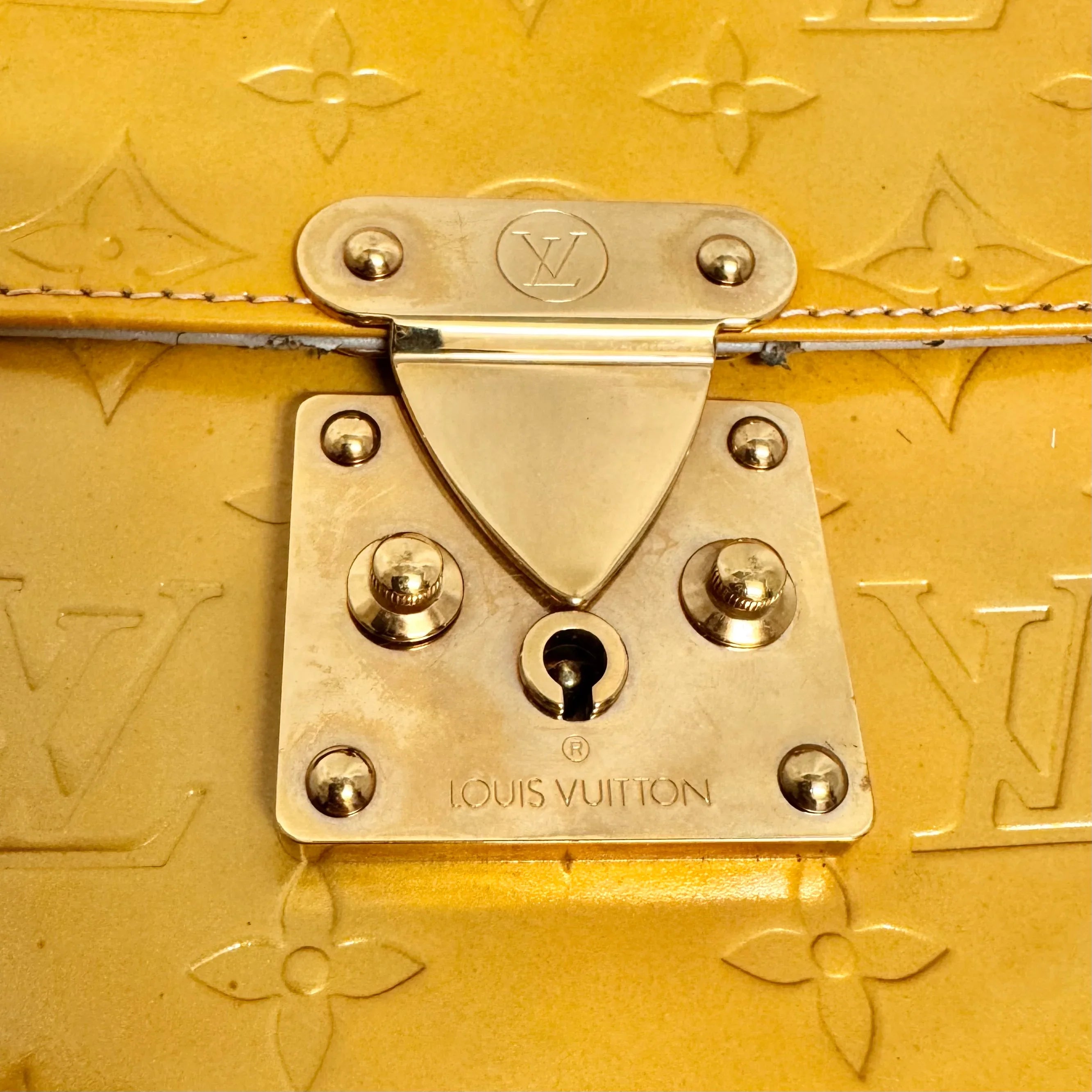 Louis Vuitton Vernis Street Bag Yellow