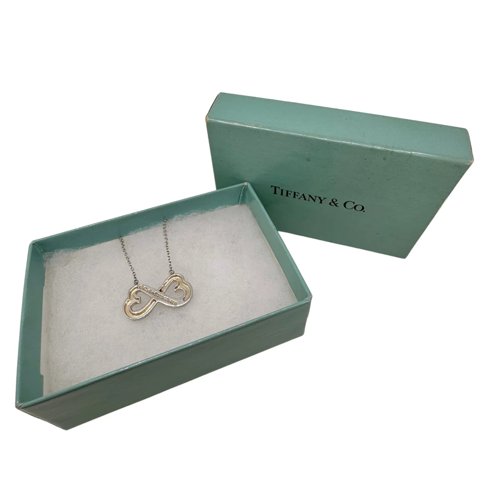Tiffany & Co. Paloma Picasso Double Loving Heart Pendant Necklace – Sterling Silver