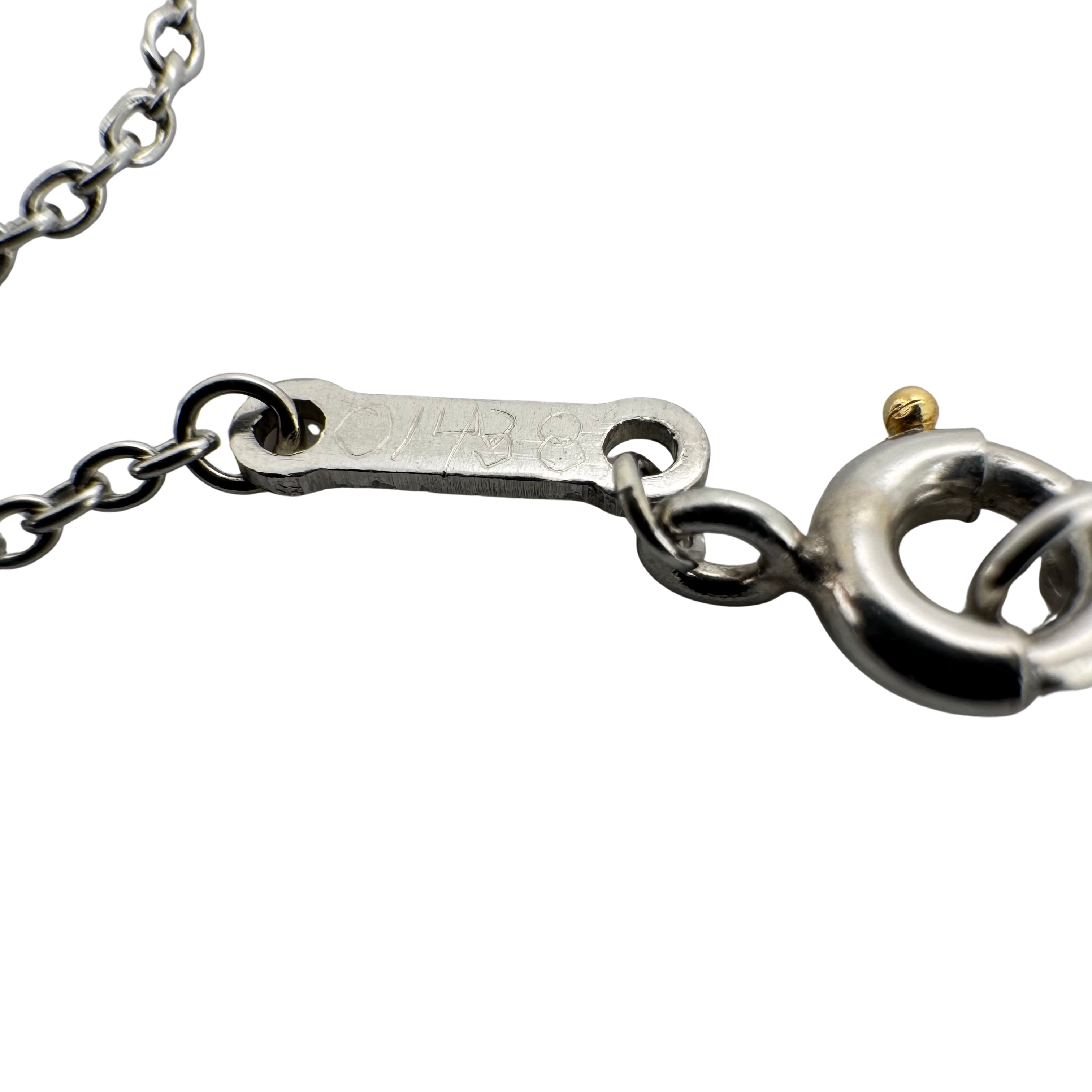 Tiffany & Co Elsa Peretti By The Yard Platinum 0.17 Ct Diamond Necklace - Lost Designer